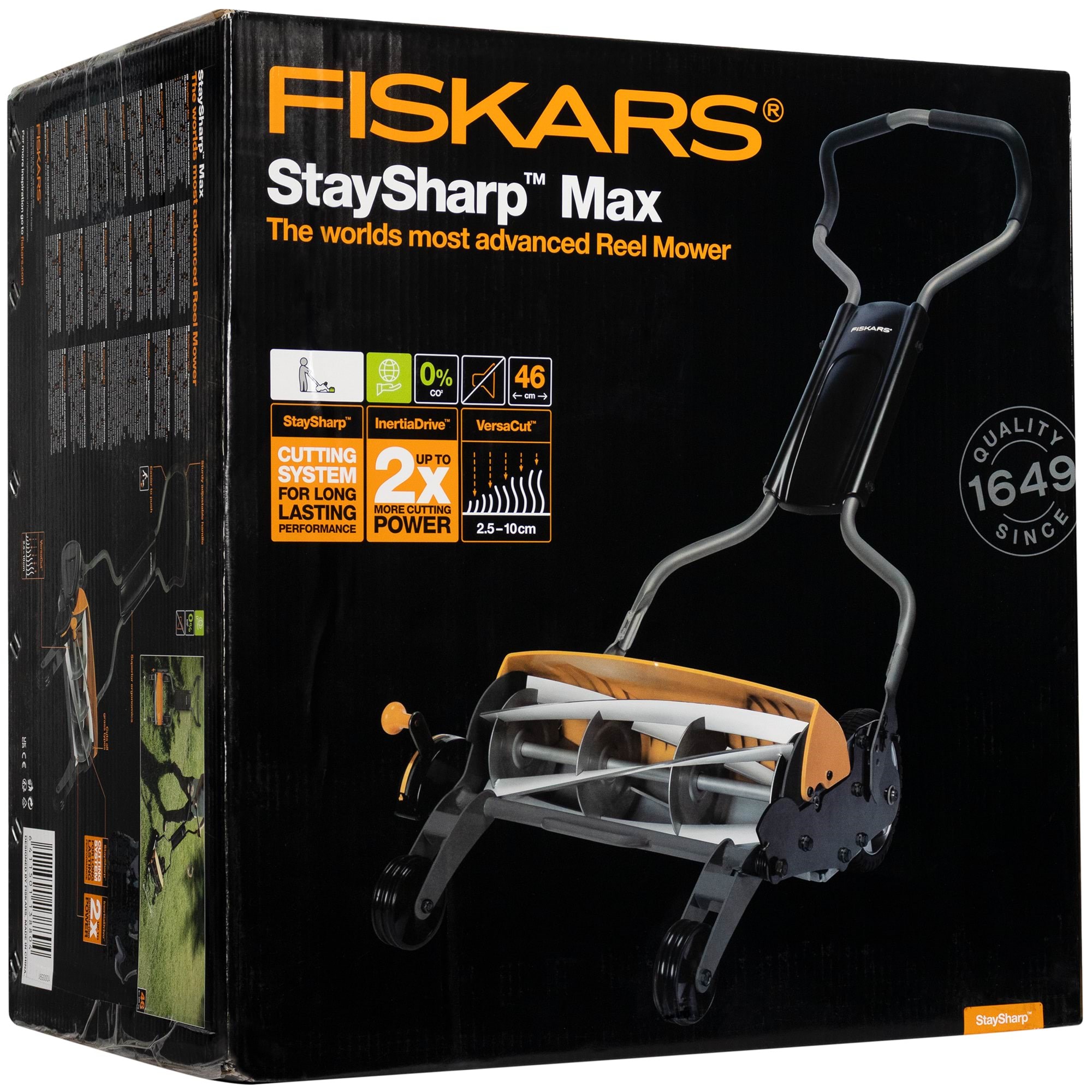 Fiskars Cylinderklipper StaySharp Max Plæneklipper 1000591