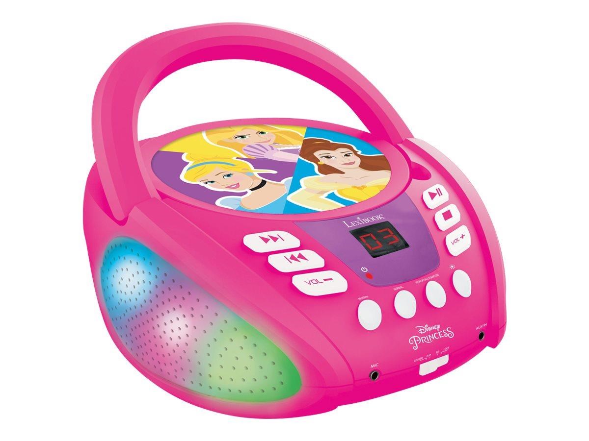 Lexibook Disney Princess RCD109DP - boombox - CD Bluetooth Baerbare Fest Hoejtalere
