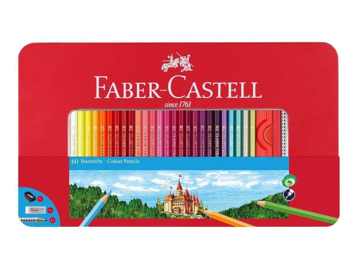 Faber-Castell Classic - coloured pencil and pencil set - 62 pieces Tegneværktøj Colored pencil and pencil set 115894