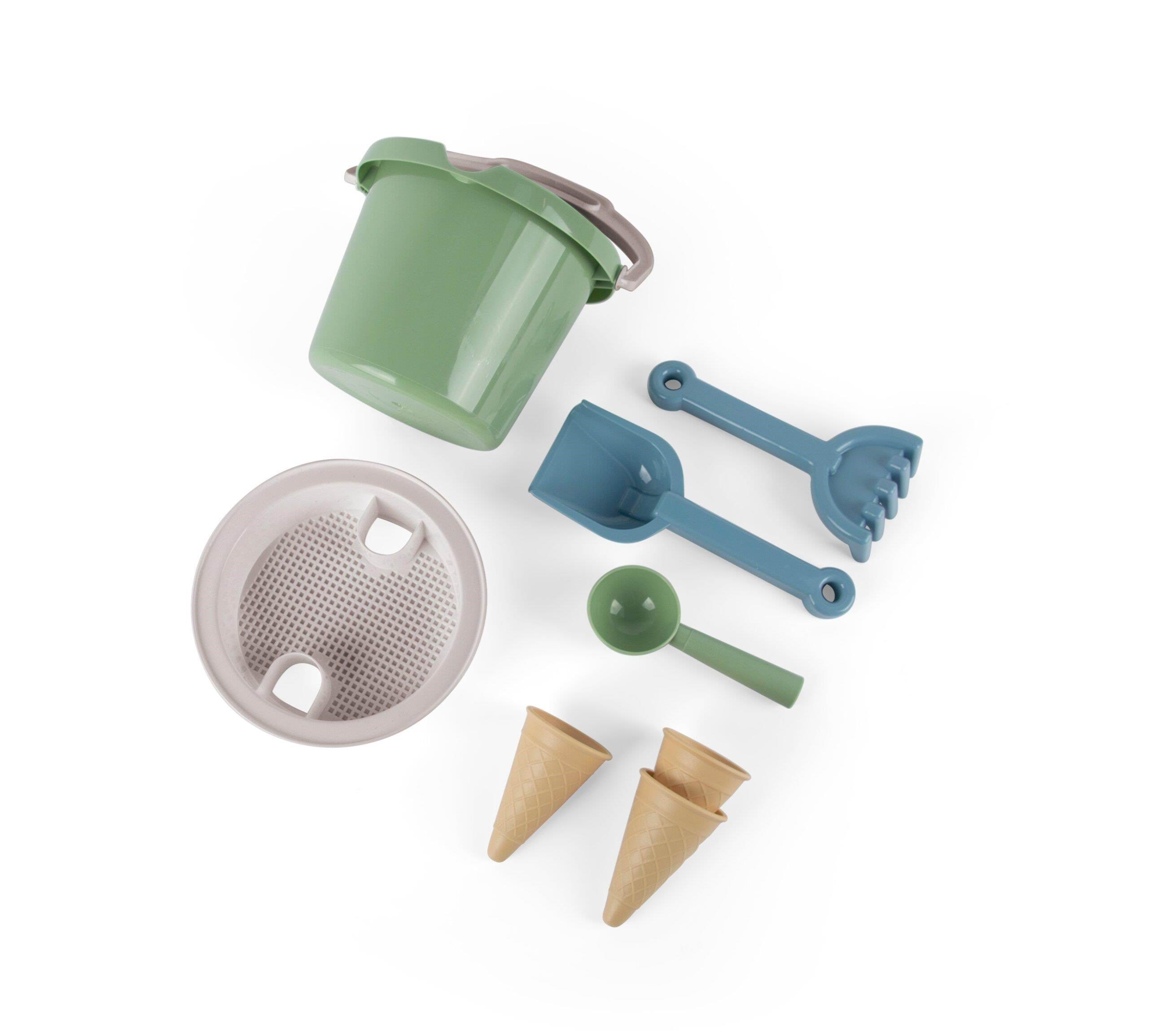 Dantoy Thorbjorn Bucket set w. Ice cream cones - Green Udendørsleg 4800