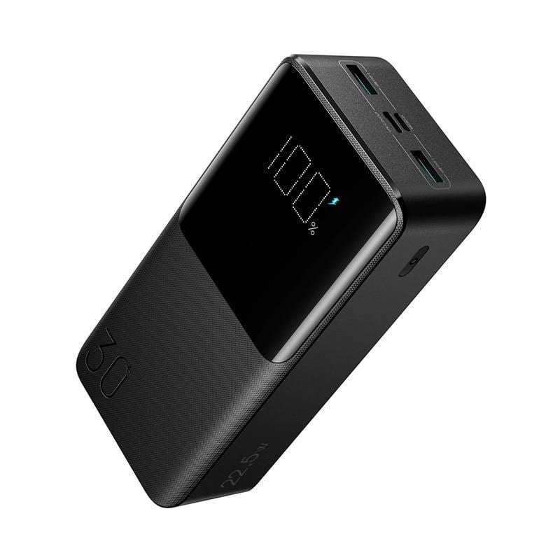 Joyroom Powerbank JR-QP193 30000mAh 22.5W (black) - 30000 mAh Powerbank Sort