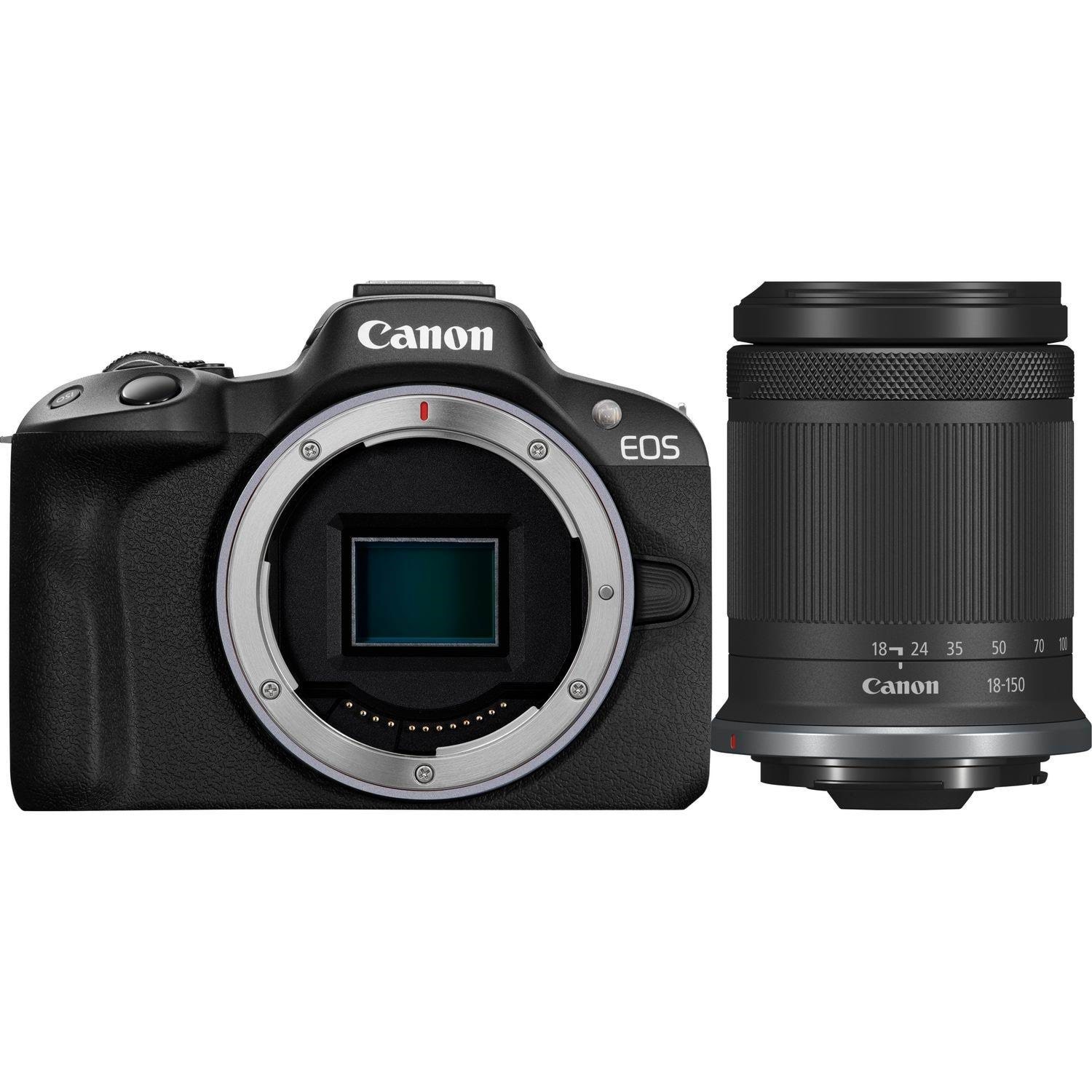 Canon EOS R50 + RF-S 18-150mm F3.5-6.3 IS STM Kamera Sort 5811C096