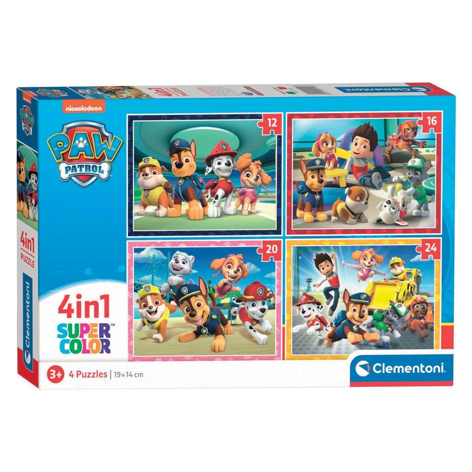 Clementoni Puslespil Paw Patrol 4i1 2D Puslespil Puslespil 21513