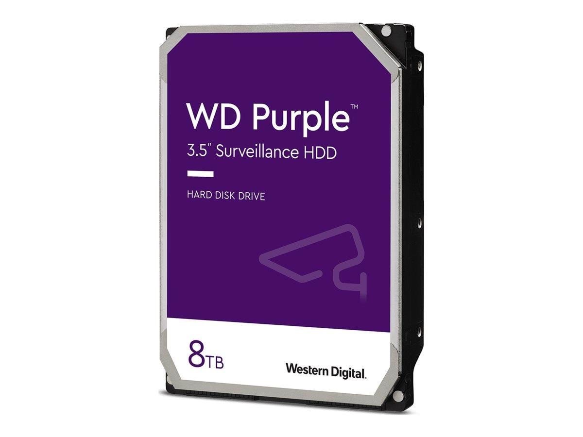 WD Purple - 8TB - Harddisk - WD85PURZ - SATA-600 - 3.5" Harddisk