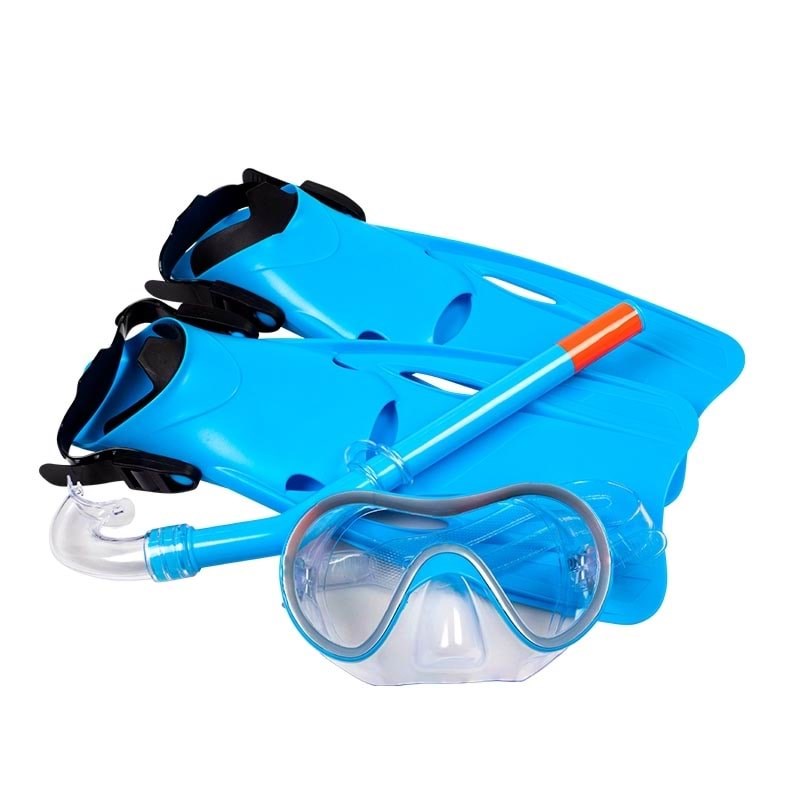 ASG Snorkel Sæt Junior Blå S Vandleg ASG3004BLUES