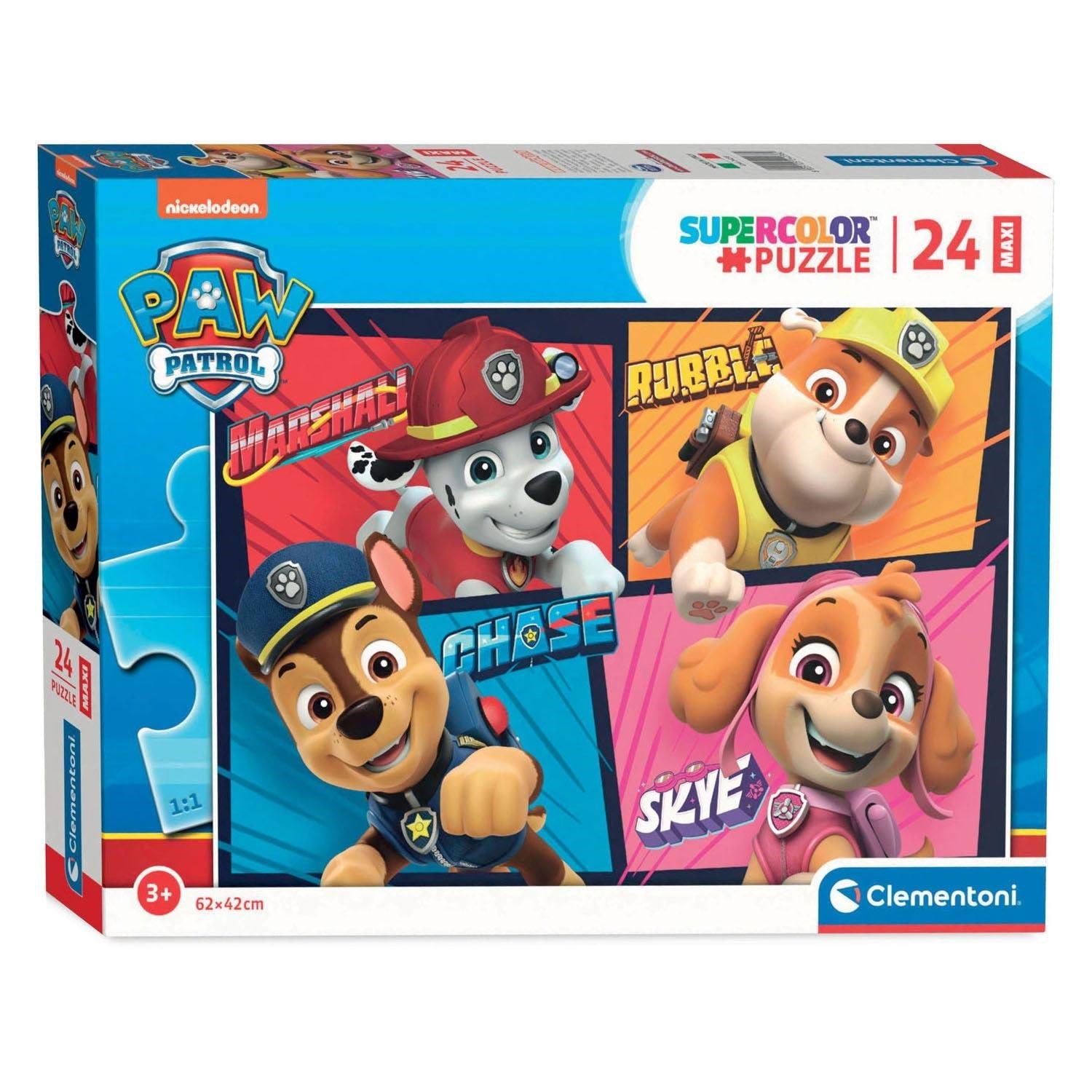 Clementoni Maxi Jigsaw Puzzle Paw Patrol 24st. 2D Puslespil Puslespil 24238