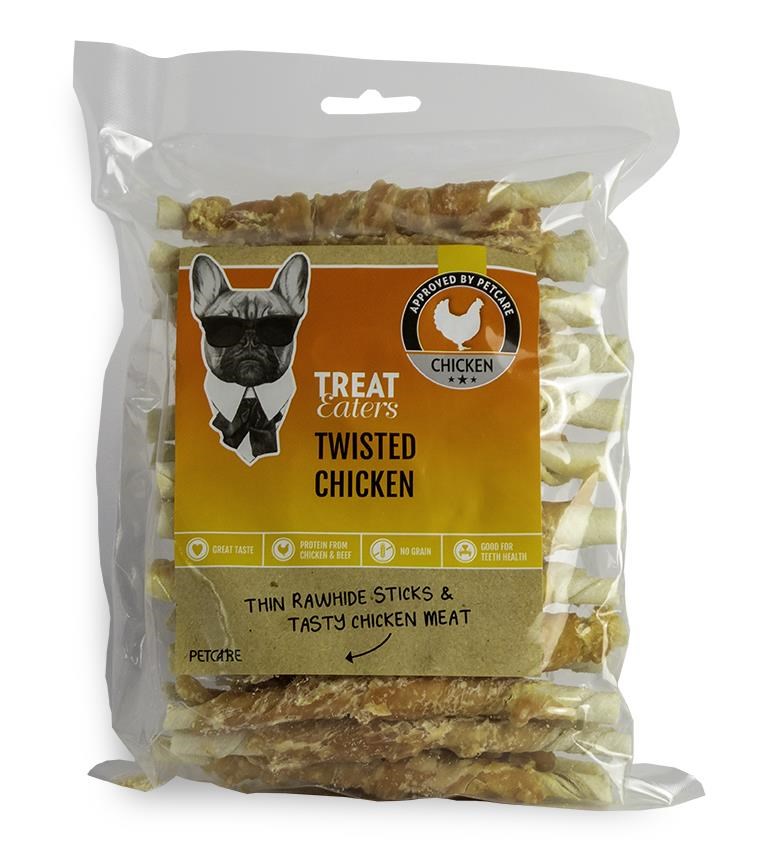 Treateaters Twisted Chicken Kyllinge Tyggeben 350g Hundeudstyr 20814
