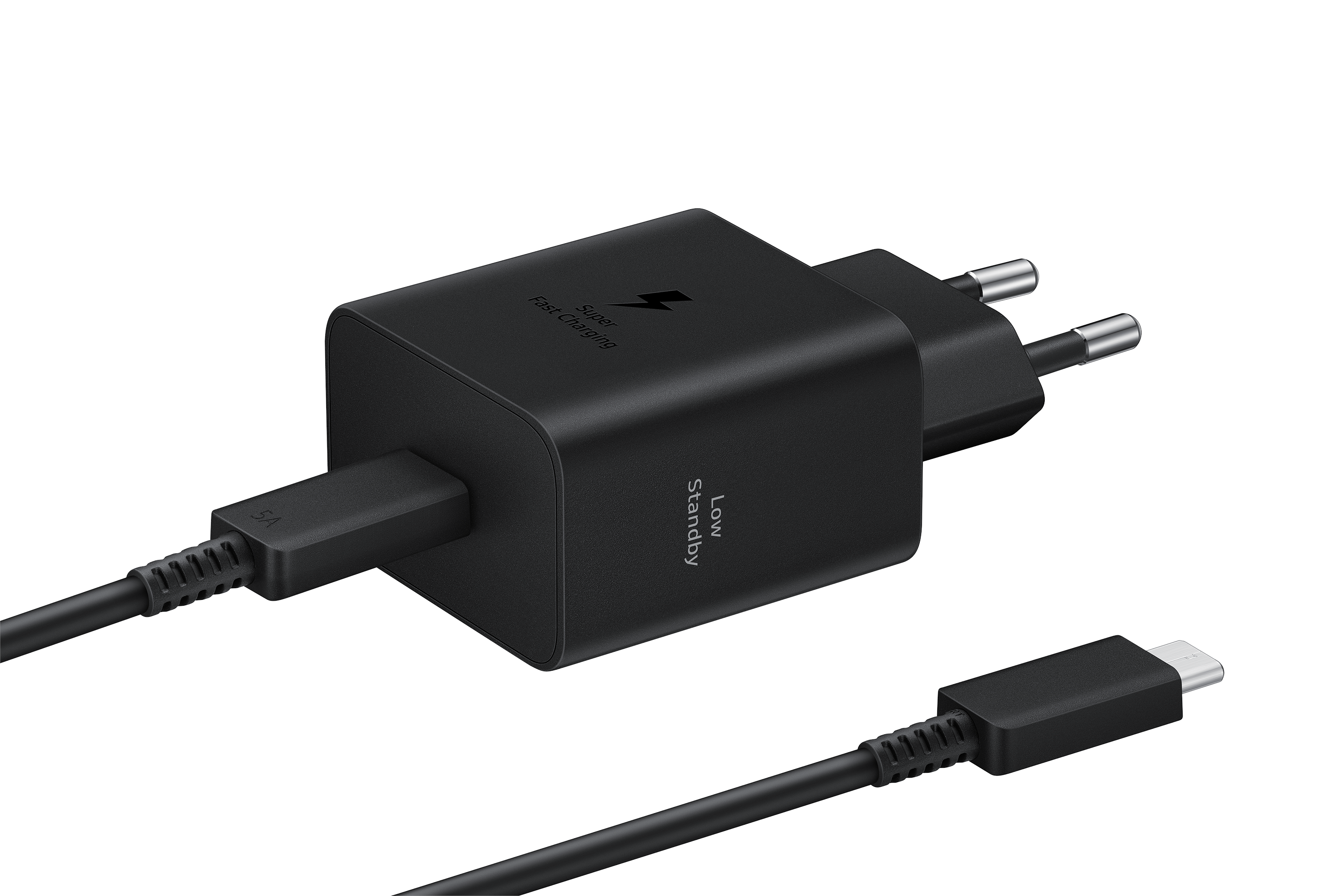 Samsung 45 W USB-C-Strømadapter (inkl. kabel) - Sort Mobil Oplader EP-T4511XBEGEU