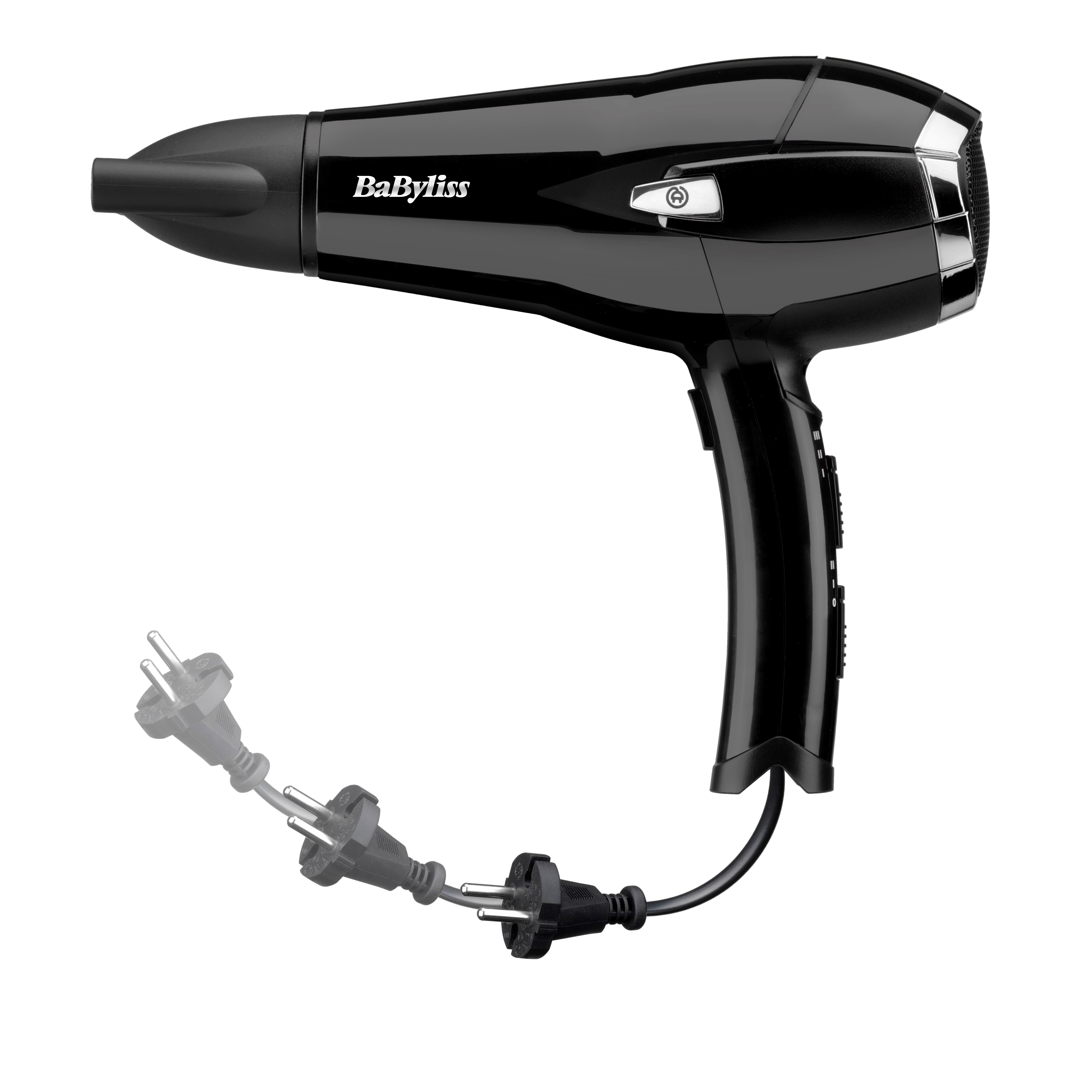 Babyliss Hårtørrer Cordkeeper 2000 - 2000 W Hørtørrer Sort D374DE