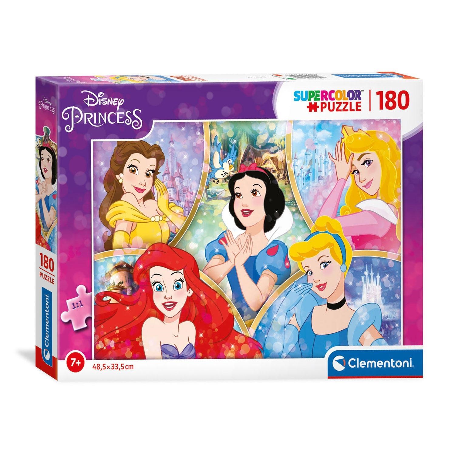 Clementoni Puzzle Disney Princess 180pc. 2D Puslespil Puslespil 29311