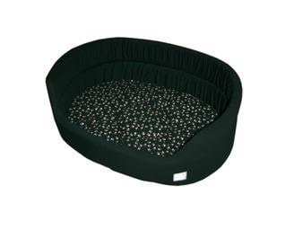 Danish Design Sort med sølvfarvede poter Slumber Bed 60cm Hundeudstyr D01524