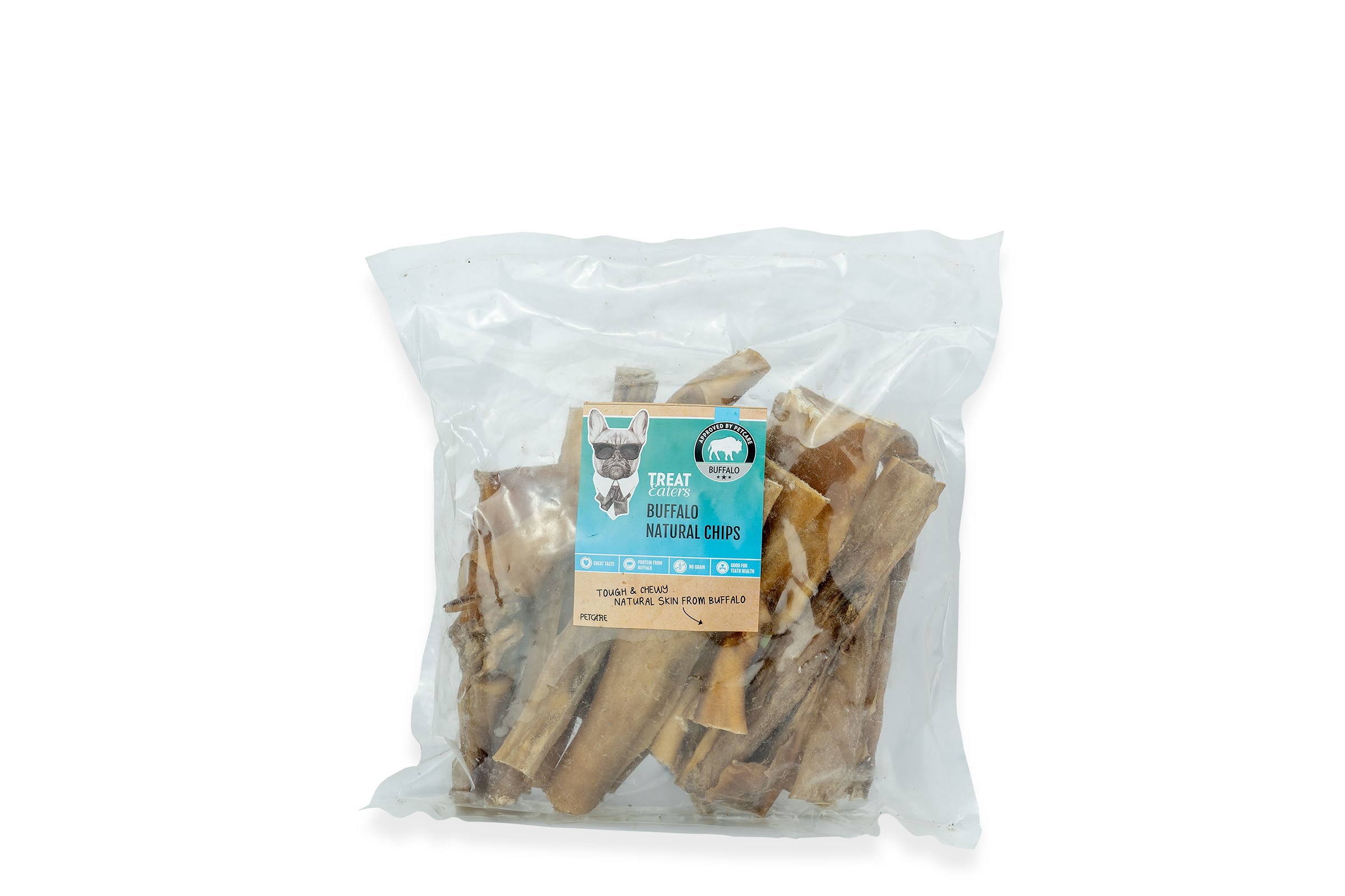 Treateaters Natural Buffalo Chips Dog Chews 900g Hundeudstyr 21160