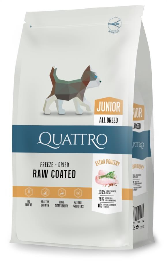 Quattro Junior Extra Poultry All Breed 1.5kg Hundeudstyr 130572
