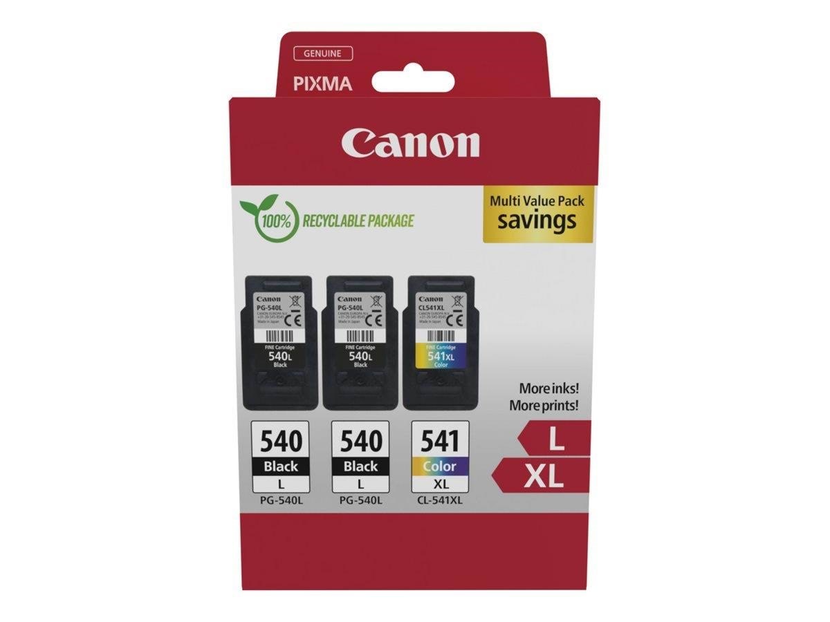 Canon PG 540Lx2/CL-541XL / 5224B017 Mult Printerpatron Og Toner Cyan, Magenta, Gul