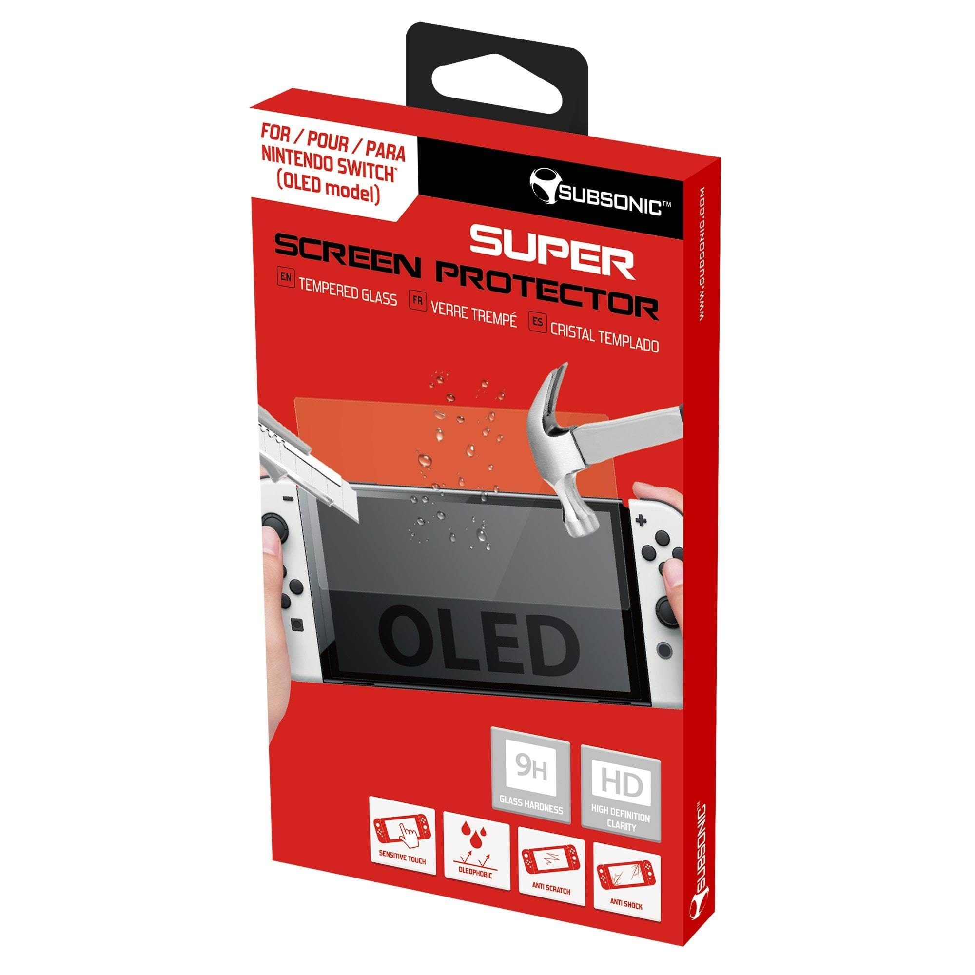 Subsonic Protective Screen - Miscellaneous Skærmbeskytter - Nintendo Switch OLED