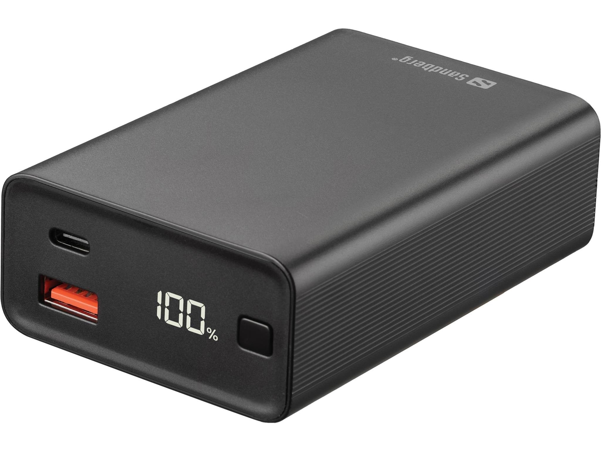 Sandberg Travel Powerbank 20000 mAh - 20000 mAh Powerbank Sort 420-95