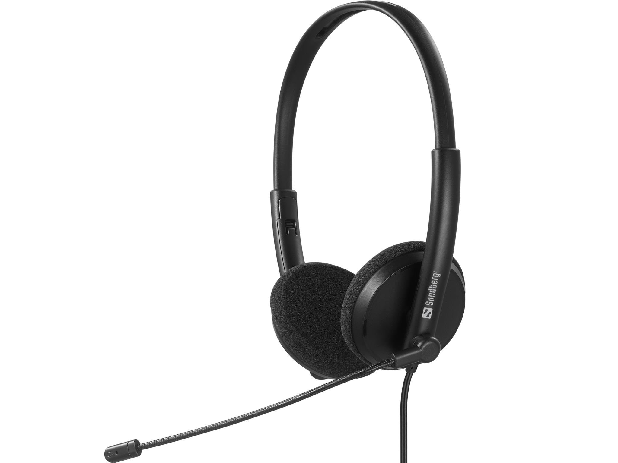 Sandberg USB-C Office Headset Hovedtelefoner Og Headset Sort 126-46