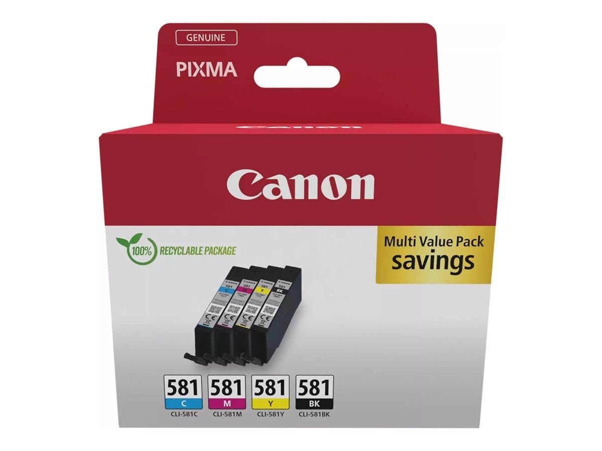 Canon PG-580/CLI-581 / 2003C007 Mulit Pac Printerpatron Og Toner 4 farver 2103C007