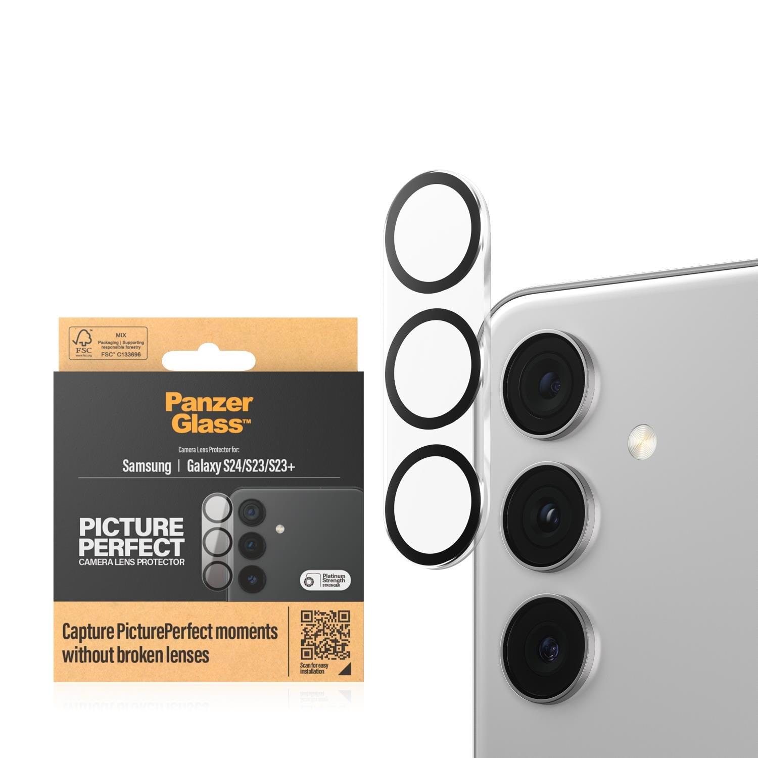 PanzerGlass PicturePerfect Camera Lens Protector Samsung Galaxy S24 | S23 | S23 Plus