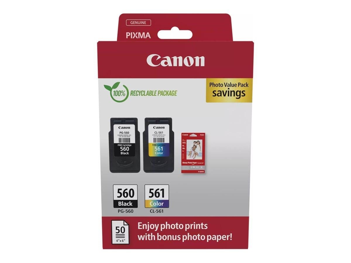 Canon PG-560/CL-561 / 3713C008 Value Pack Fotopapir