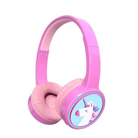 DENVER Trådløs børnehovedtelefon - 85dB Max - Pink Hovedtelefoner Og Headset BTH-106P