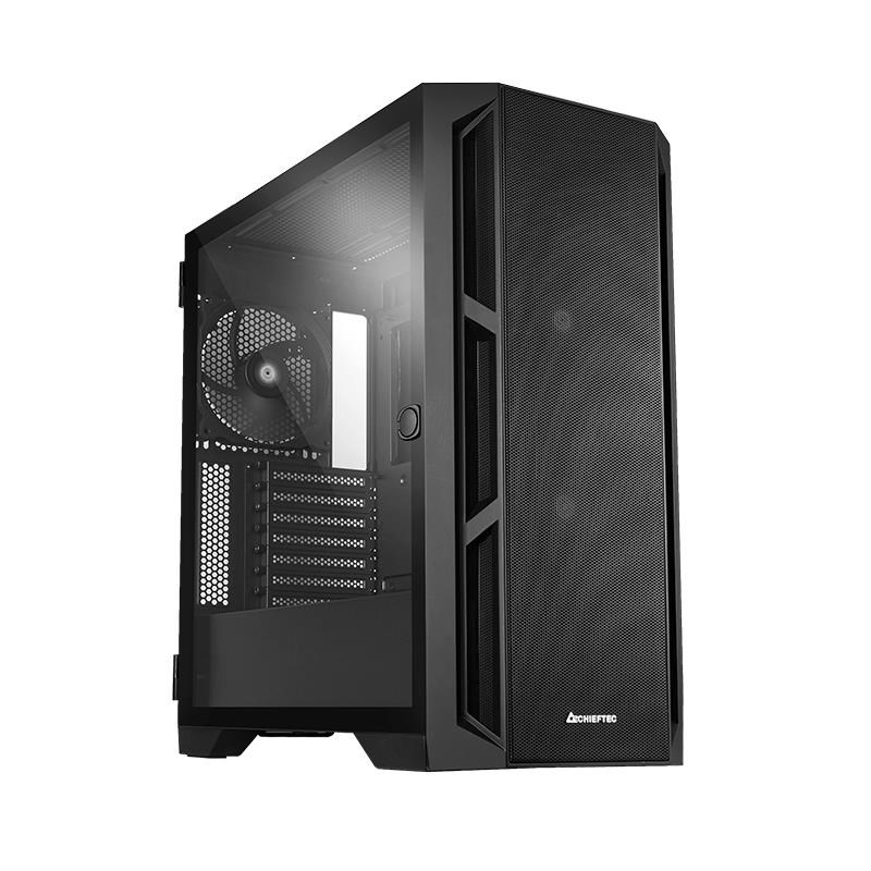 Chieftec Gamer Series APEX AIR - Kabinet - Tower - Sort Kabinet GA-01B-M-OP