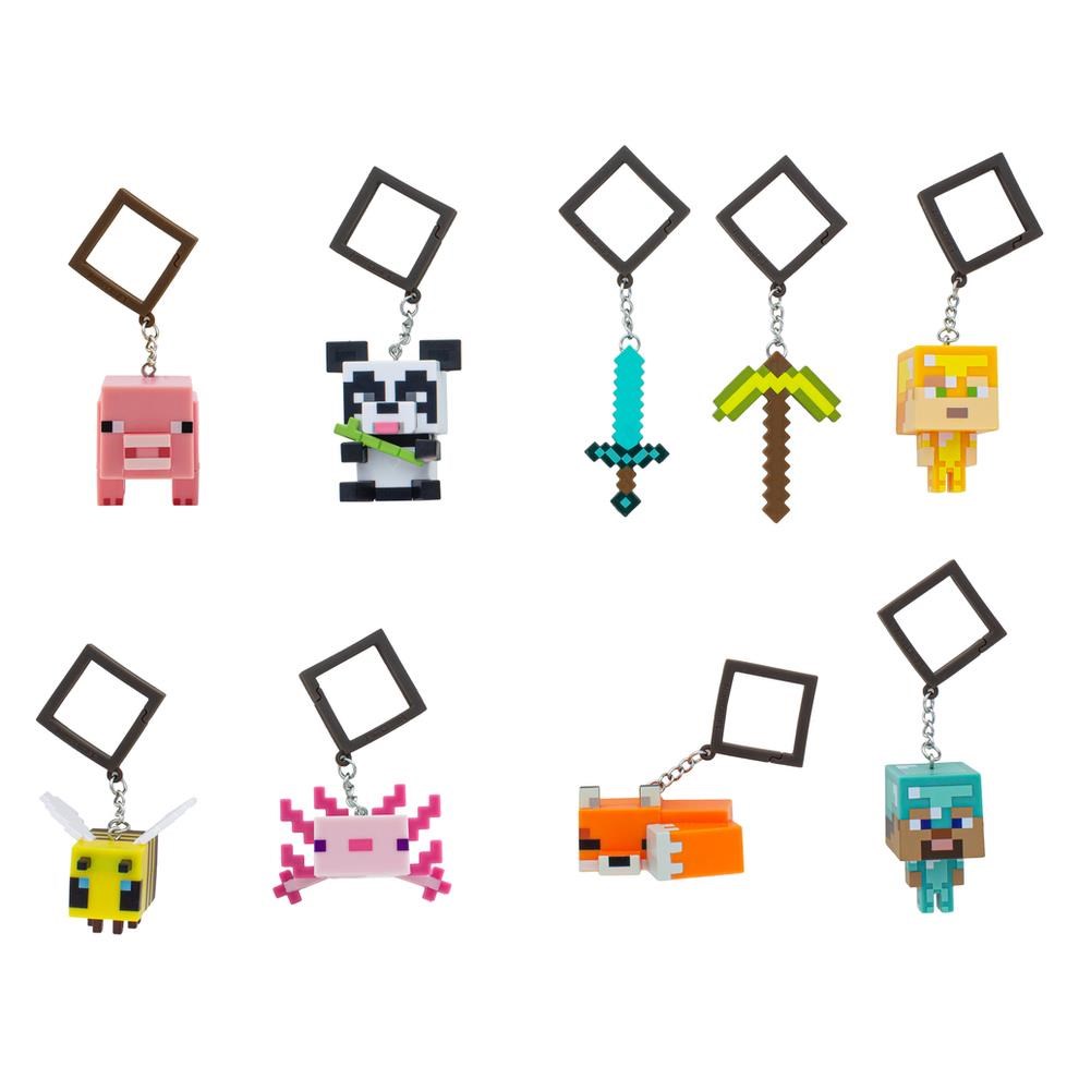 Paladone - Minecraft Backpack Buddies Keyring - 1 pcs blindbag Merchandise PP10501MCF