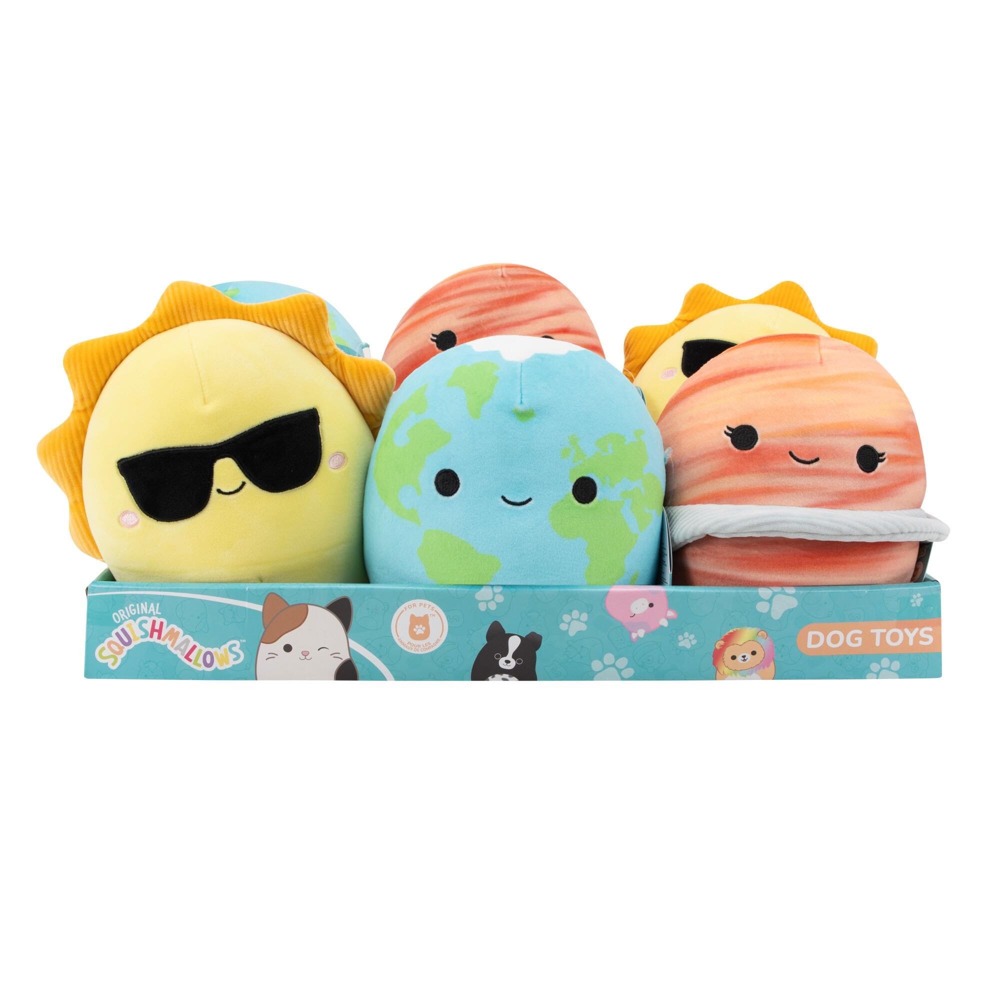 Squishmallows Pets Hundelegetøj med Pibelyd 18 cm Planeter assorteret Hundeudstyr JPT0638