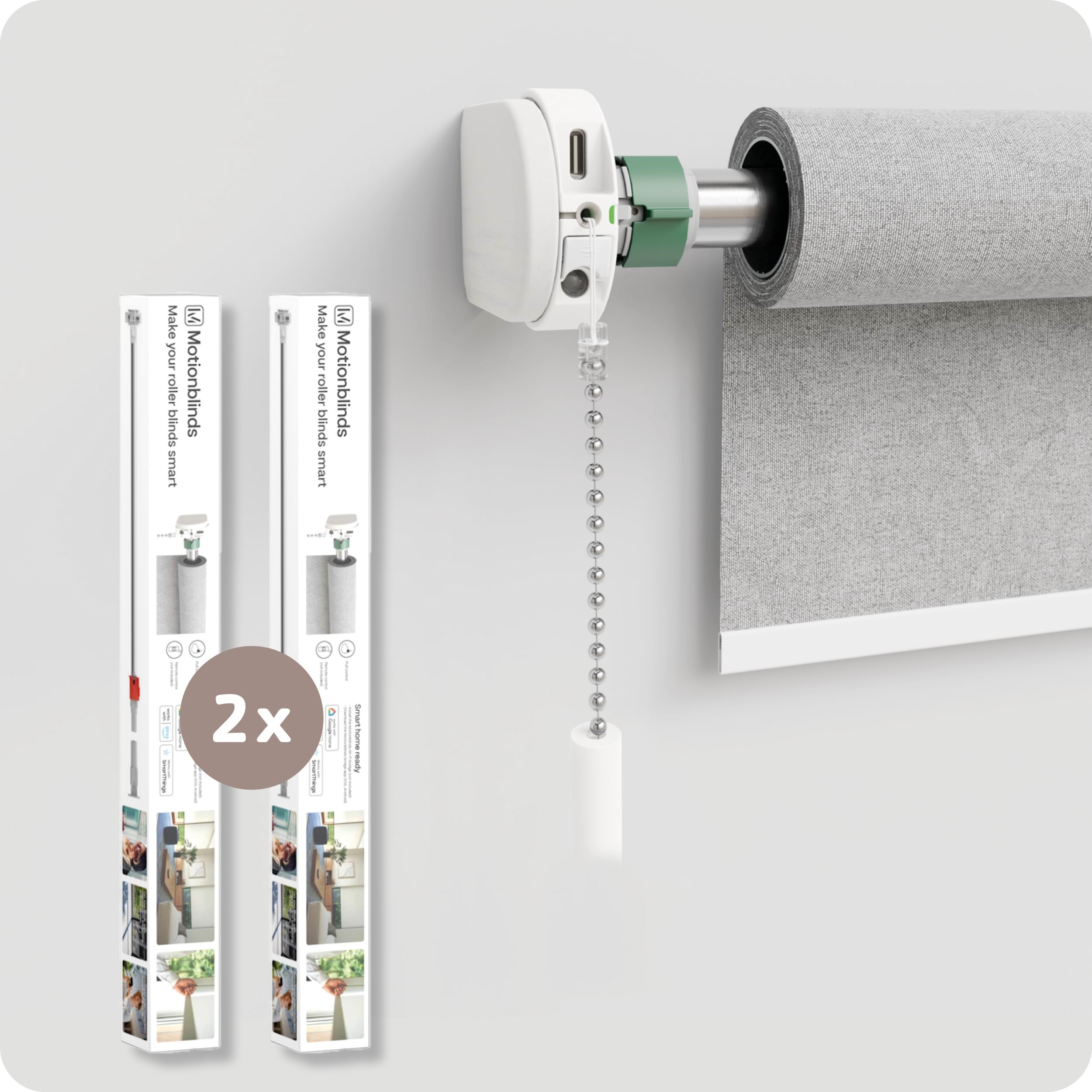 MotionBlinds Upgrade Kit for Roller Blinds 2-pack Smart Home MB-B005