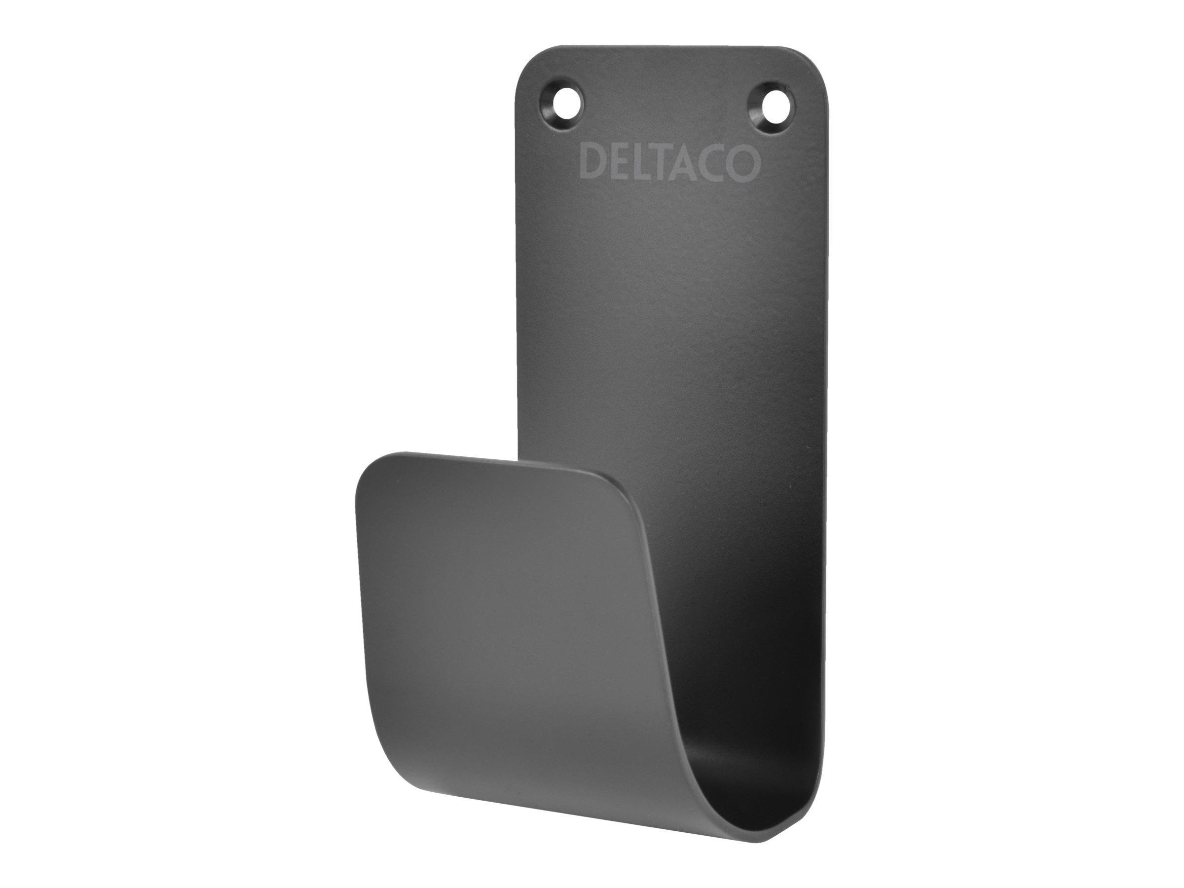 Deltaco E-Charge Cable Hook Stainless Steel SS304 black Ladeboks EV-5115