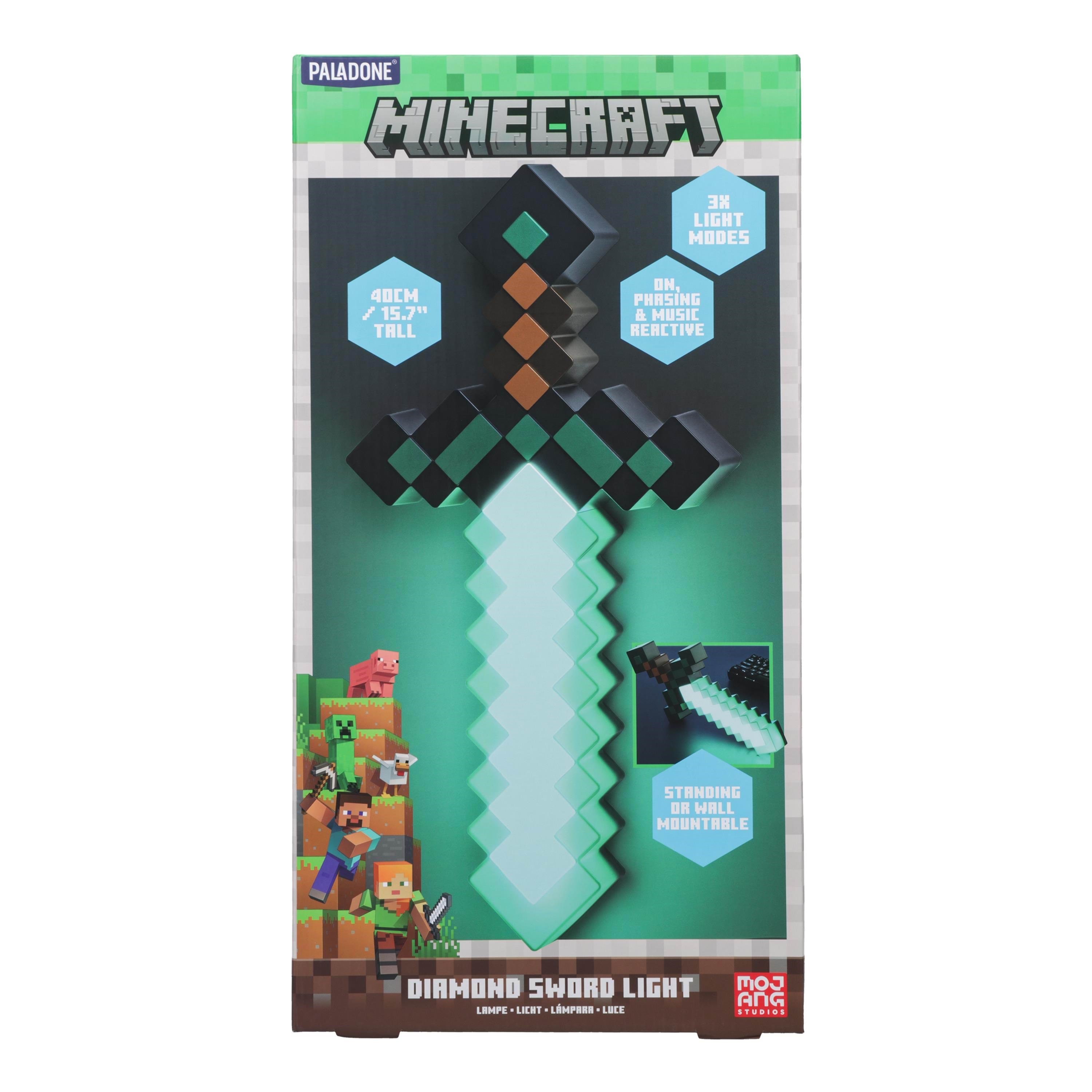Paladone - Minecraft Diamond Sword Light - Lampe Merchandise PP12711MCF
