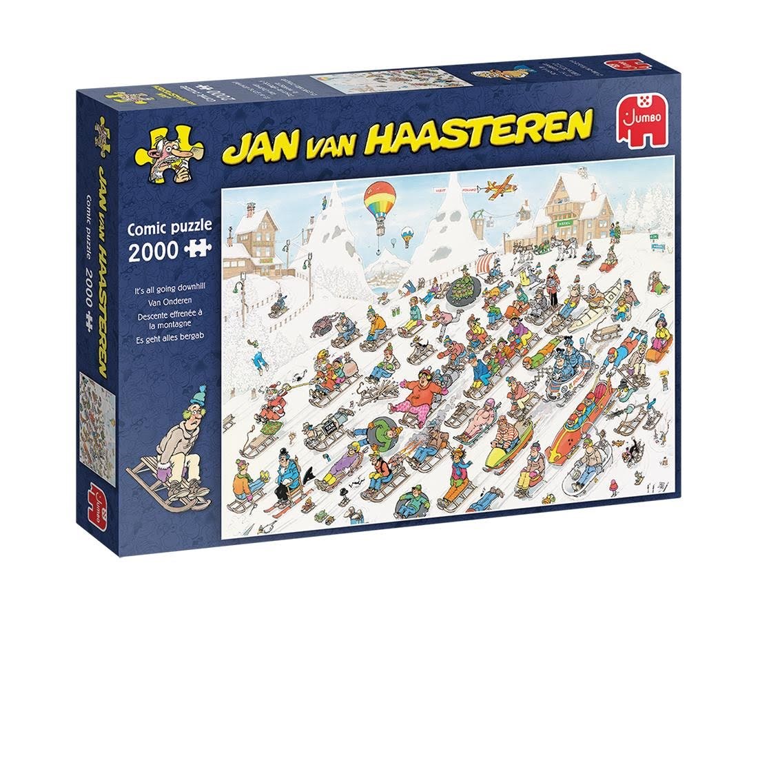 Jan van Haasteren Its All Going Downhill (2000) Puslespil 1110100026