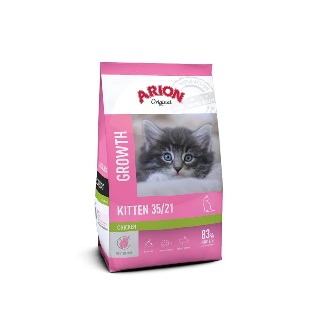 ARION Original Kitten 35/21 Chicken 7.5kg Katteudstyr 105853