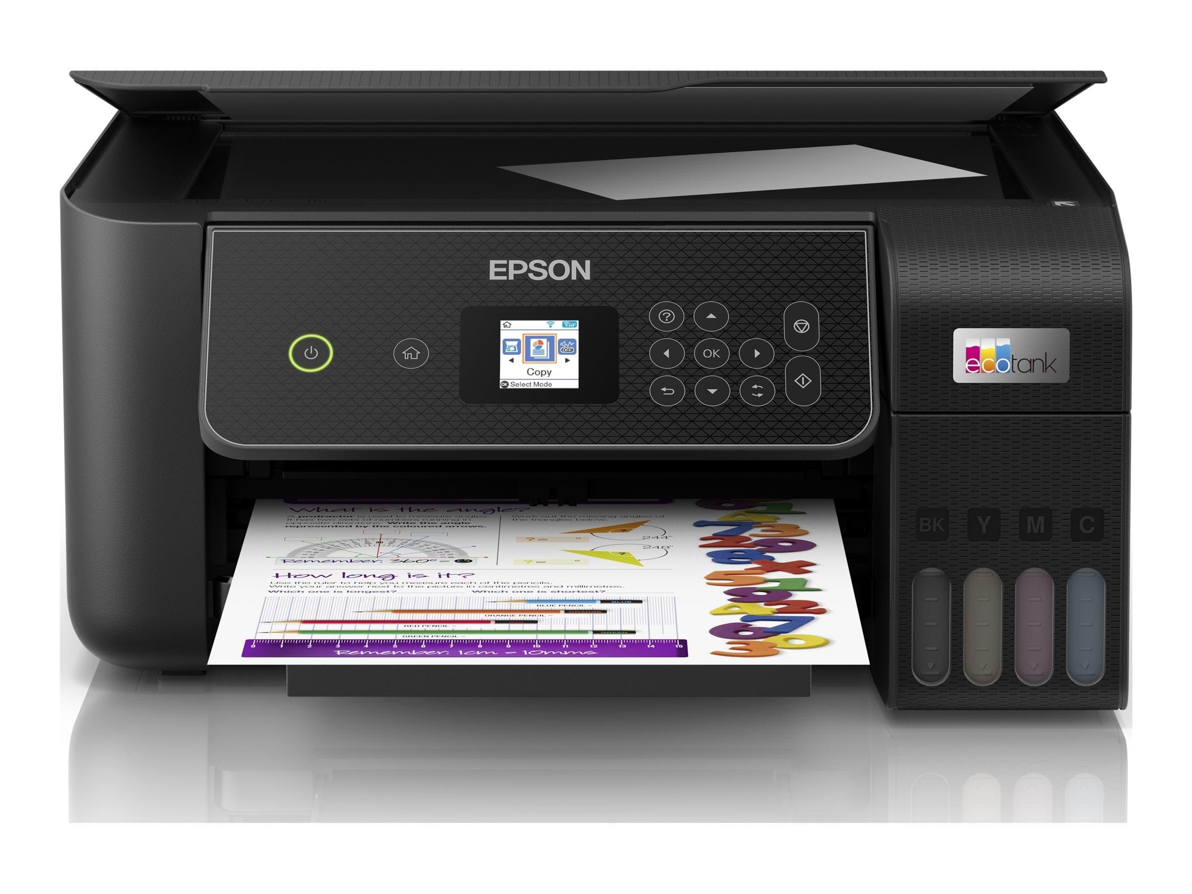 Epson EcoTank ET-2870 All in One Multifunktion - Farve - Blæk Printer C11CJ66421