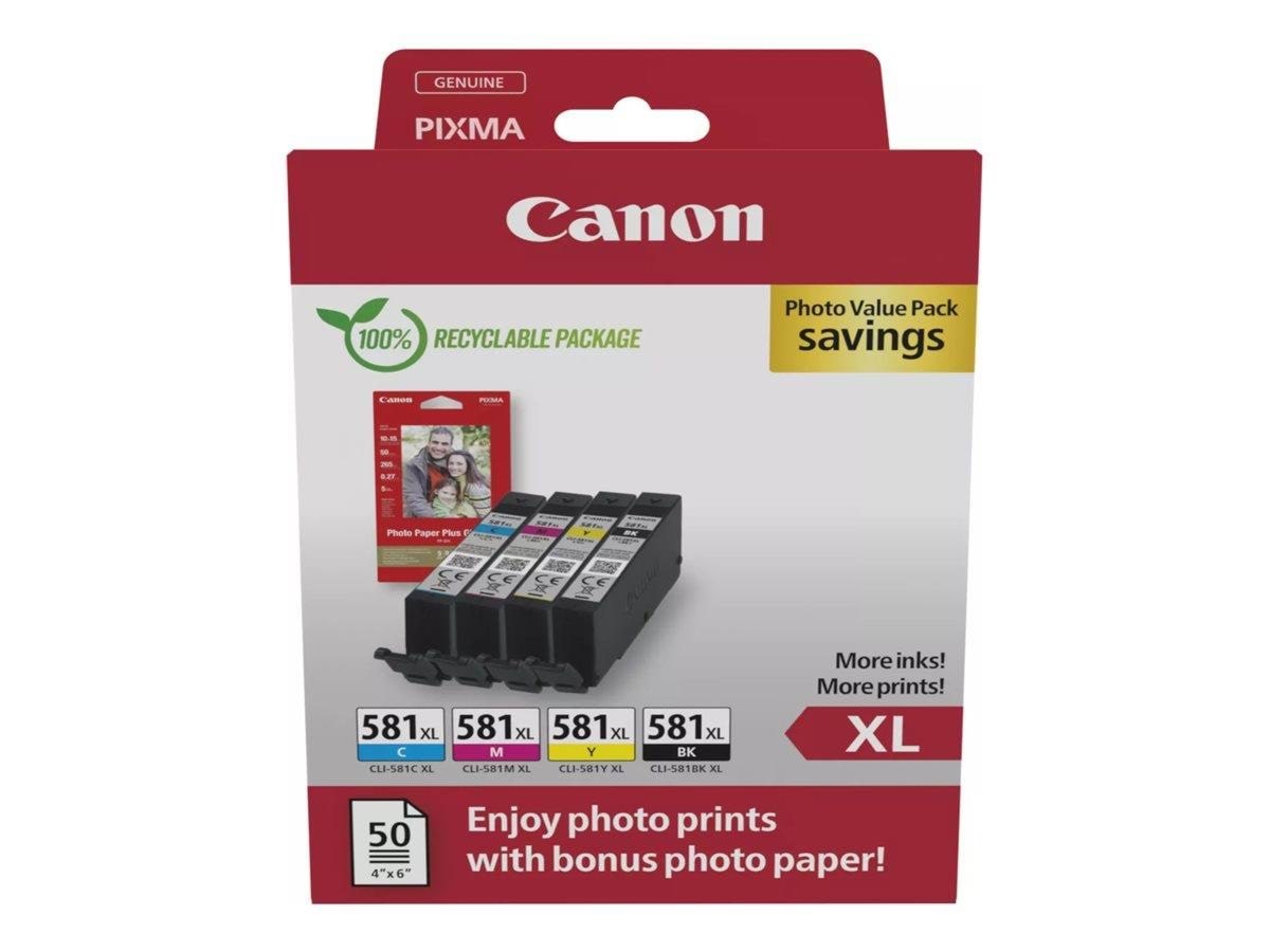 Canon CLI-581XL / 2052C006 High Valuepac Fotopapir