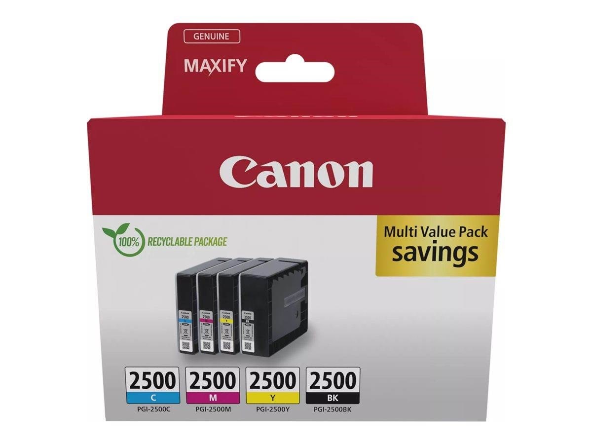 Canon PGI-2500 / 9290B006 C/M/Y/BK Multi Printerpatron Og Toner Cyan