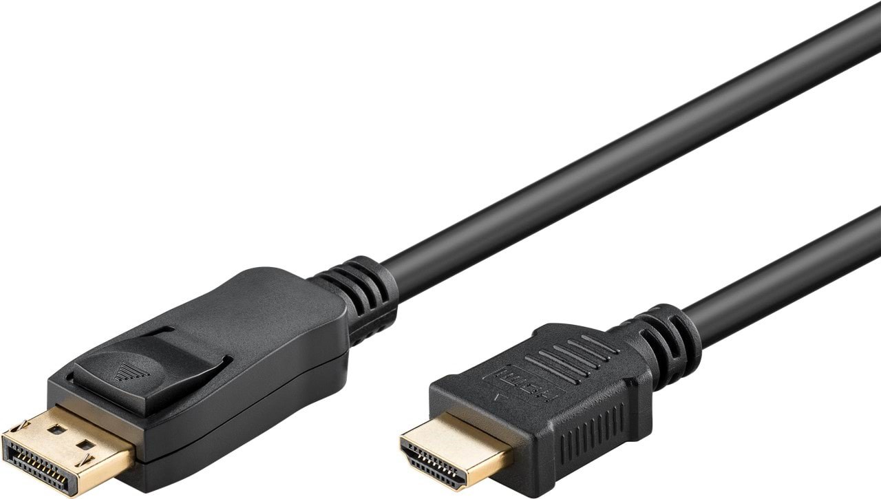 Pro DisplayPort 1.2 - HDMI 2.0 - 3m - Sort Skærmkabel DP12HDMI20-BLK-3