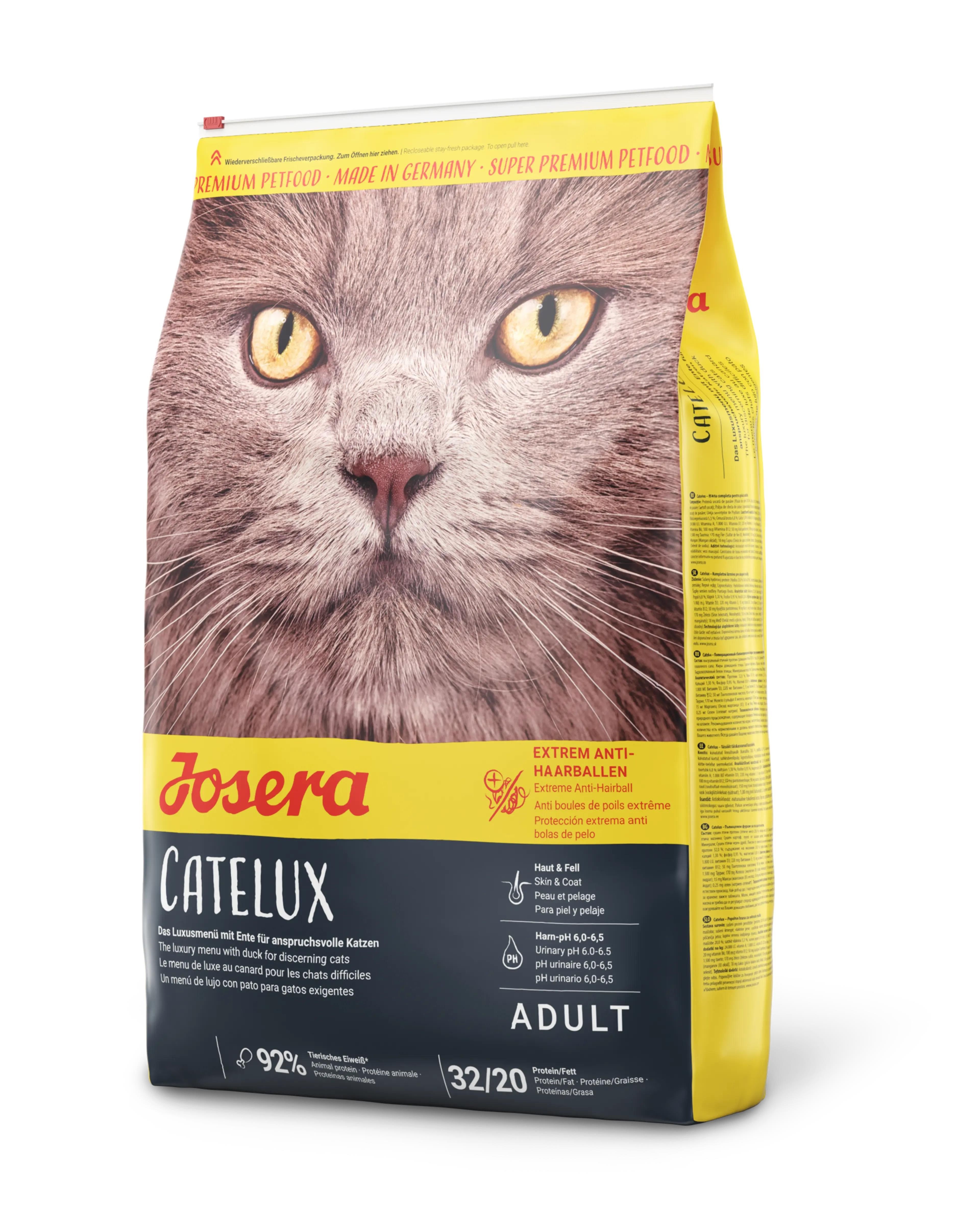 JOSERA Catelux Extreme Anti-Hairball Cat Food 10kg Katteudstyr 4032254749042