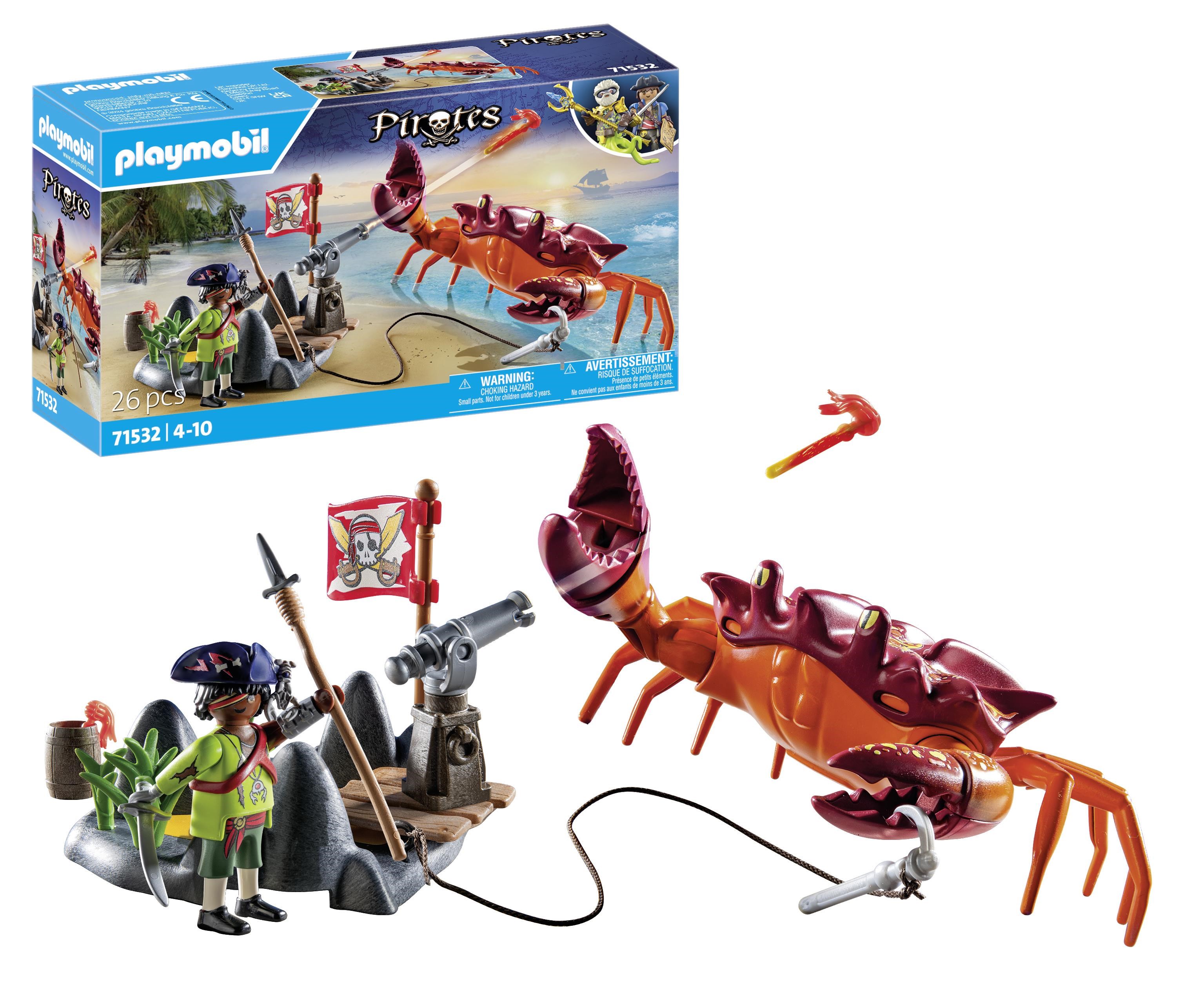 Playmobil Pirates - Kamp med den gigantiske krabbe Playmobil 71532