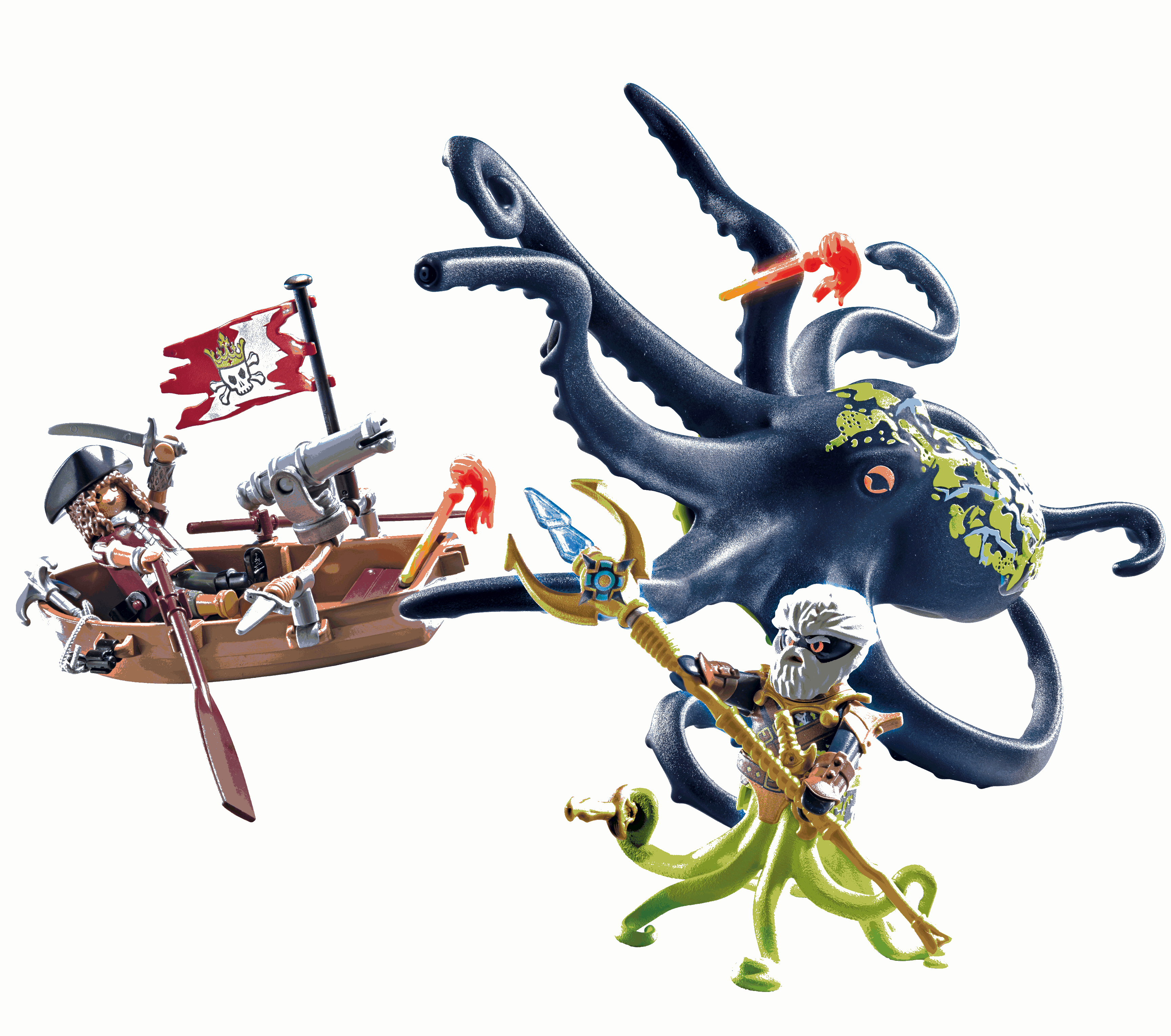 Playmobil Pirates - Kamp mod den kæmpe blæksprutte Playmobil 71419