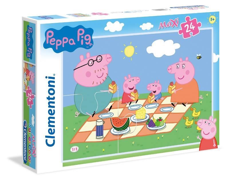 Clementoni Maxi Puzzle Peppa Pig 24st. 2D Puslespil Puslespil 24028