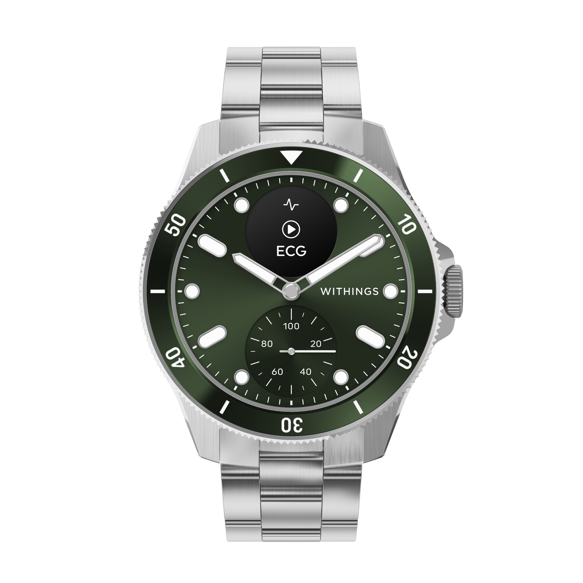 Withings Scanwatch Nova 42mm Green Smartwatch Grøn HWA10-model 8-All-Int