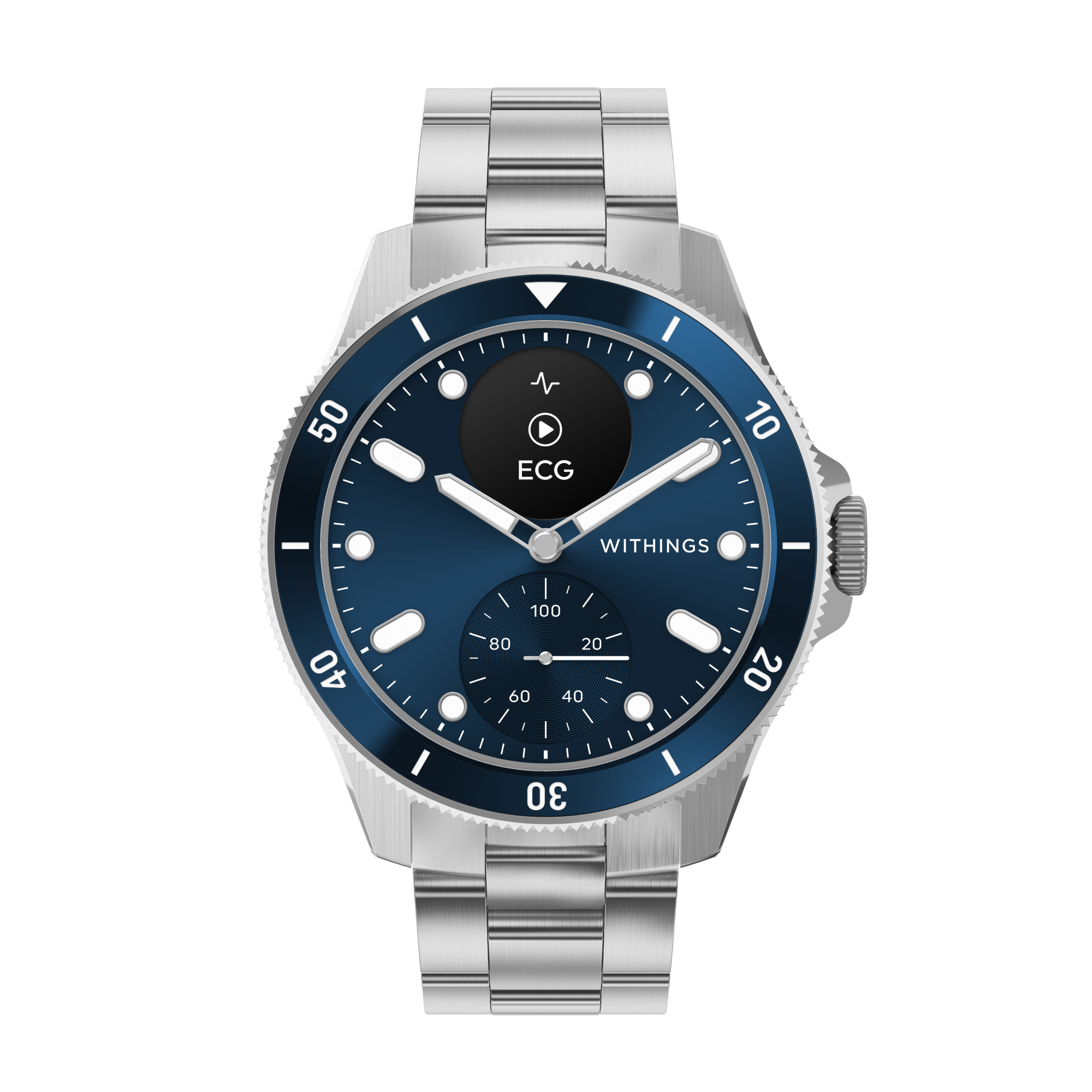 Withings Scanwatch Nova 42mm Blue Smartwatch Blå HWA10-model 7-All-Int