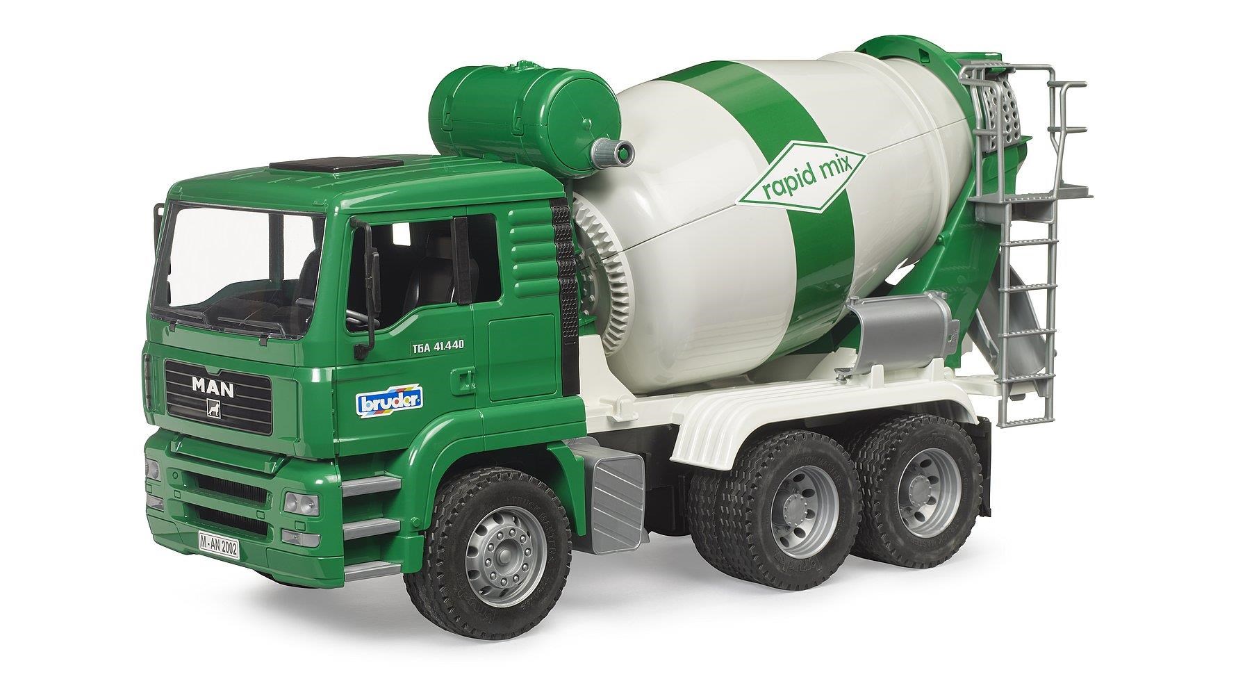 Bruder MAN TGA Cement mixer truck rapid mix Legetøjsbil 02739