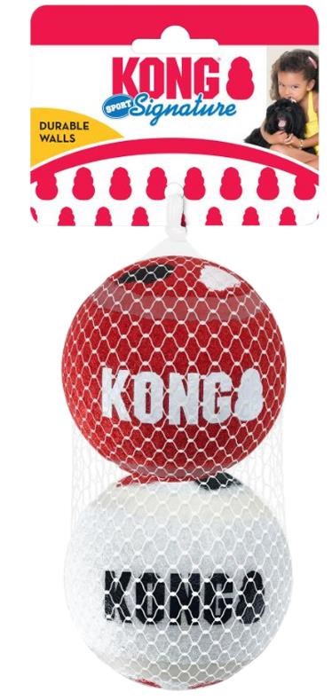 KONG Signature Sport Balls 2-pack 8cm L Hundeudstyr KONGSKSB12E