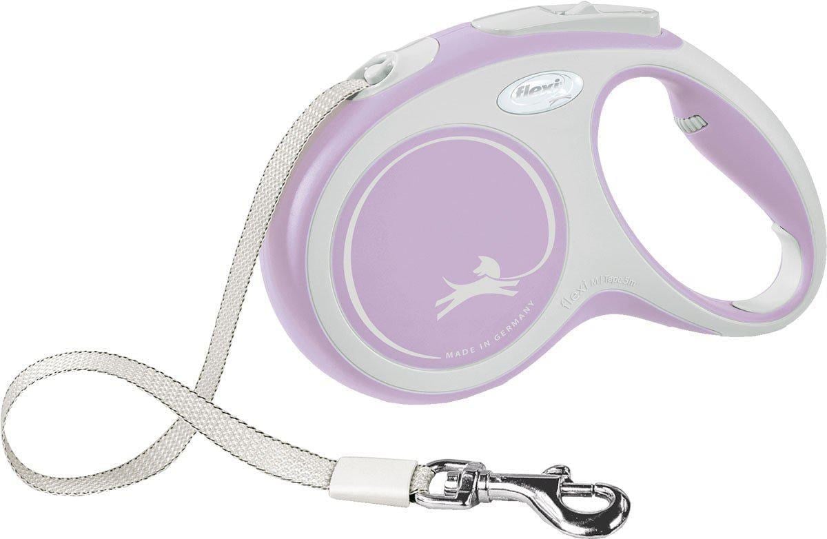 Flexi New Comfort S Tape Leash 5m 15kg Pink Hundeudstyr 600.7803