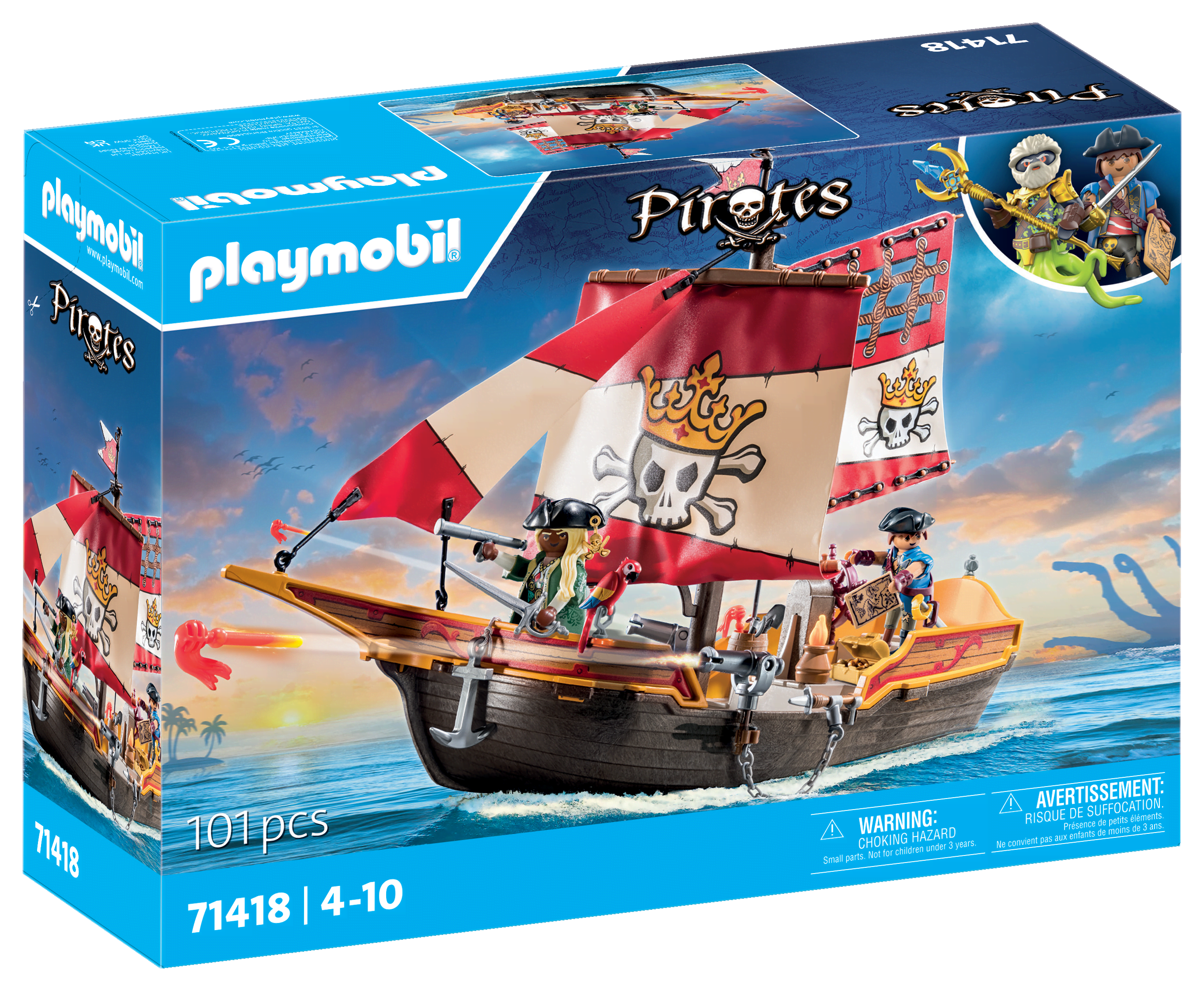 Playmobil Pirates - Piratskib Playmobil 71418