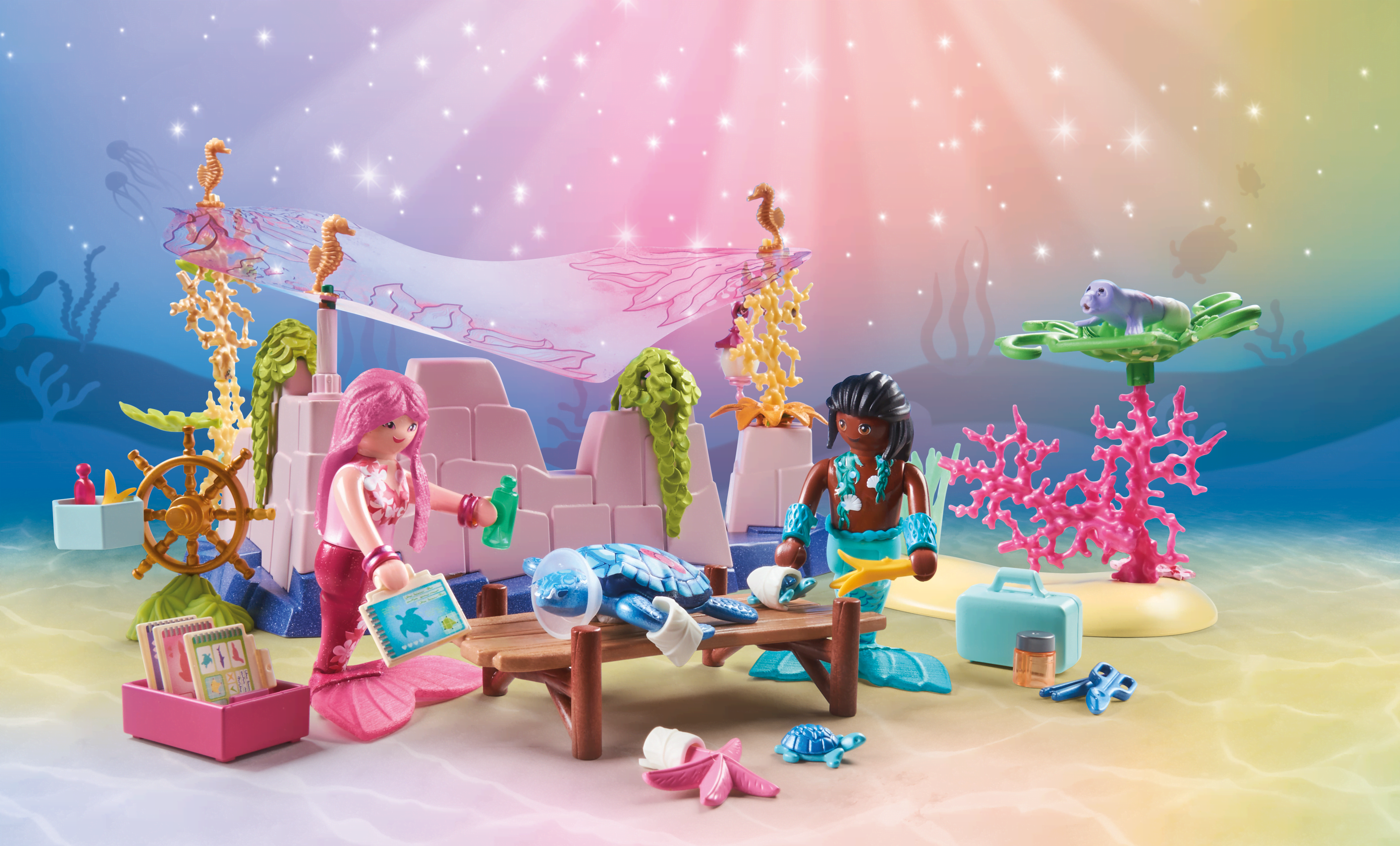 Playmobil Fantasi & Magi - Havfrue dyrepleje Playmobil 71499