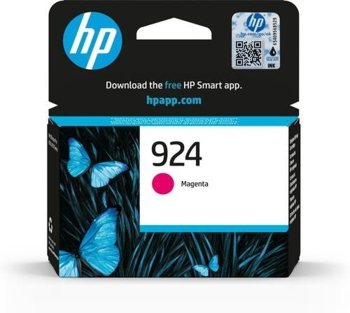 HP 924 Printerpatron Og Toner Magenta 4K0U4NE