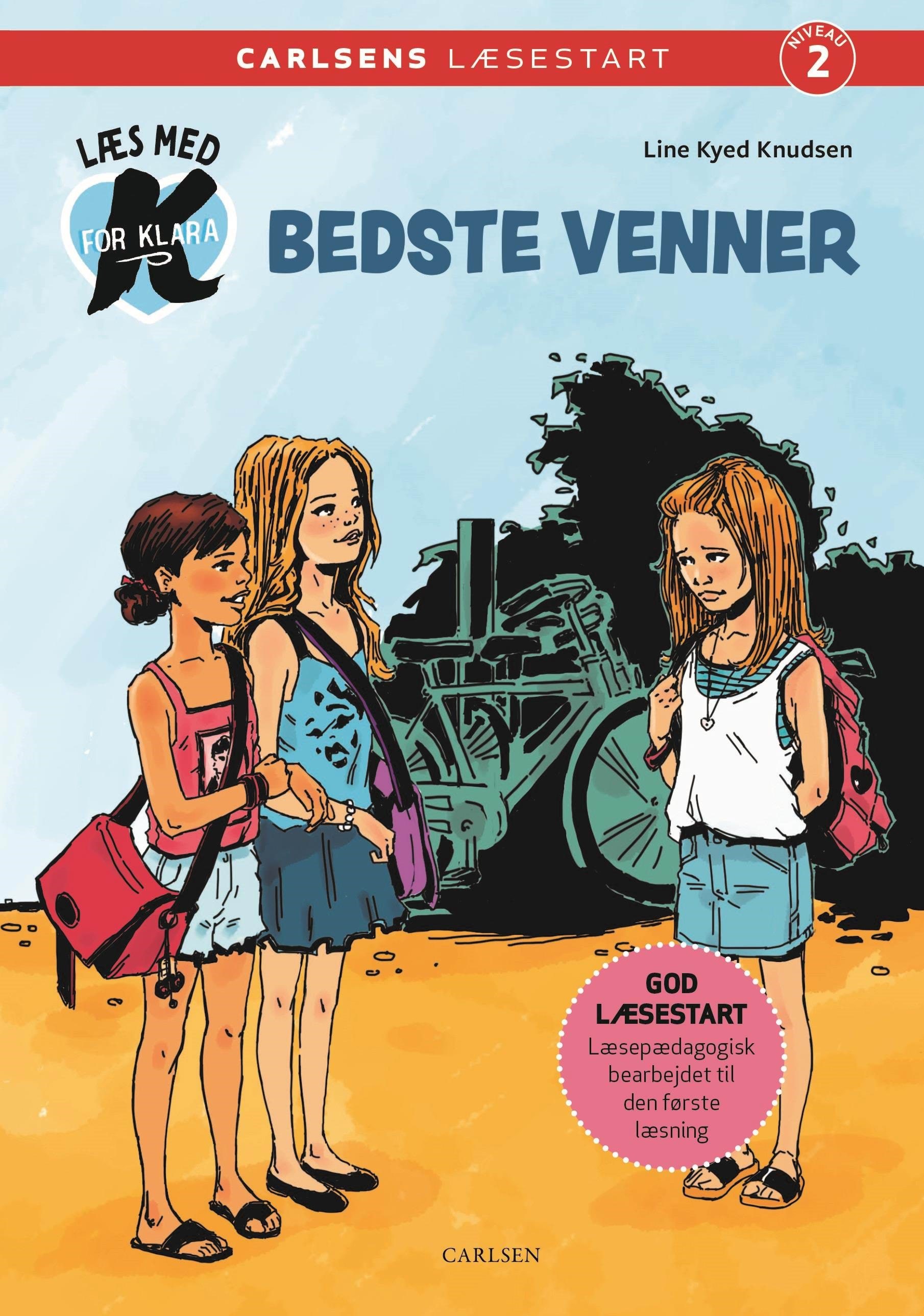 Læs med K for Klara (1) - Bedste venner - Børnebog - Hardcover Børnebog 9788727030418
